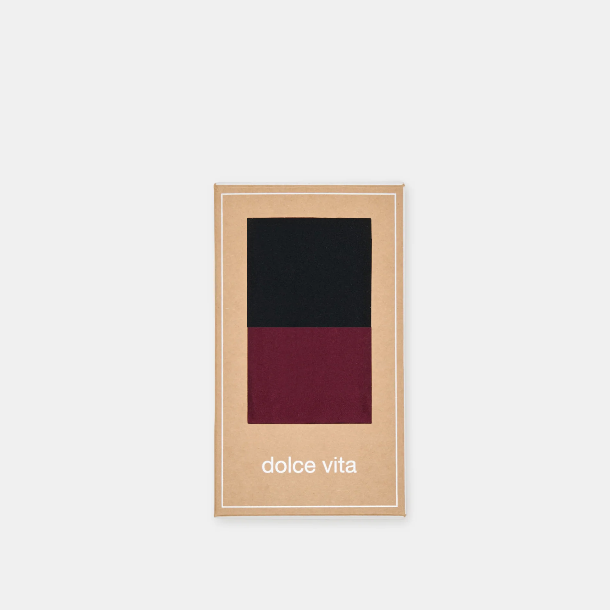 2 PACK SOLID TIGHTS CHERRY BLACK