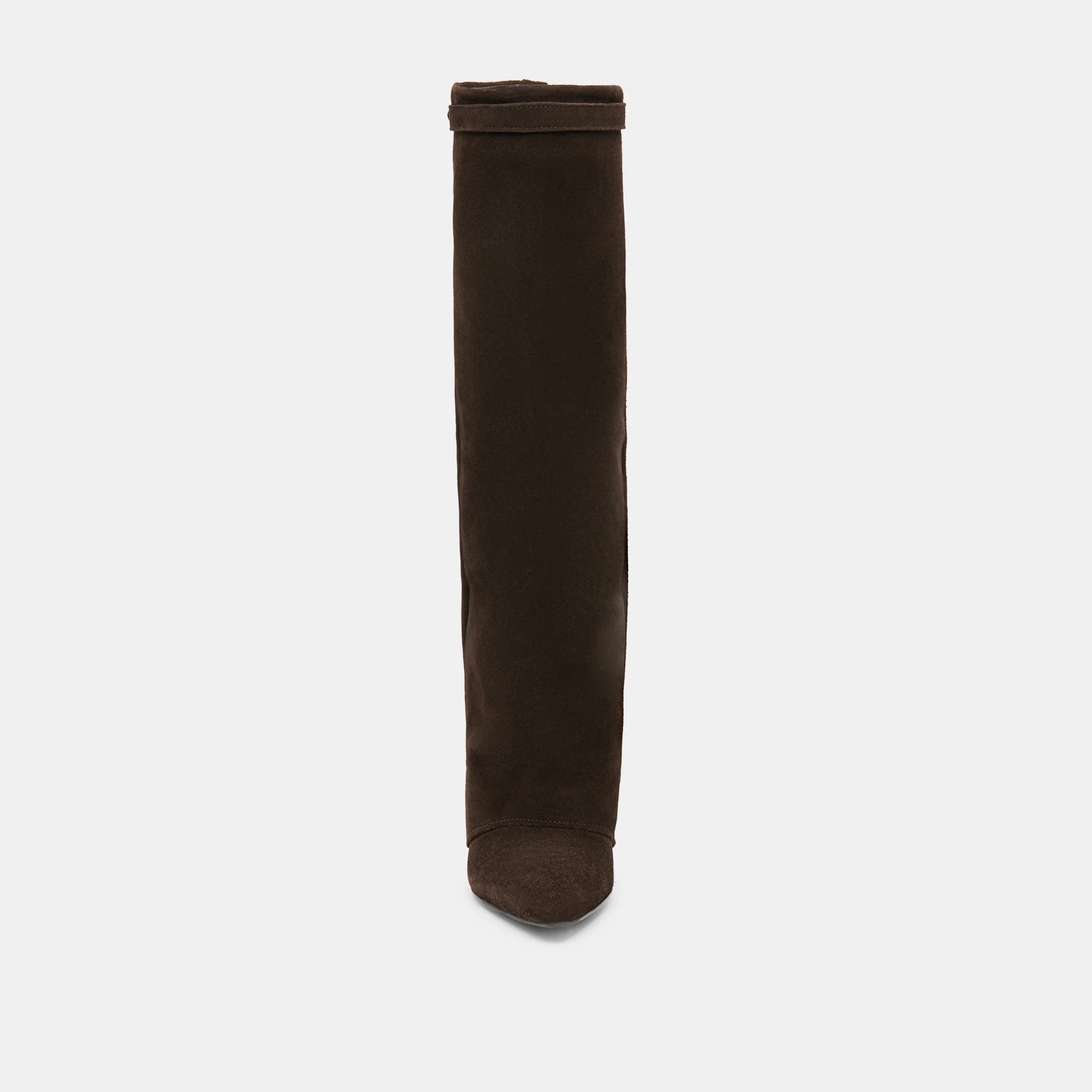 AGGY BOOTS DK BROWN SUEDE - Image 7