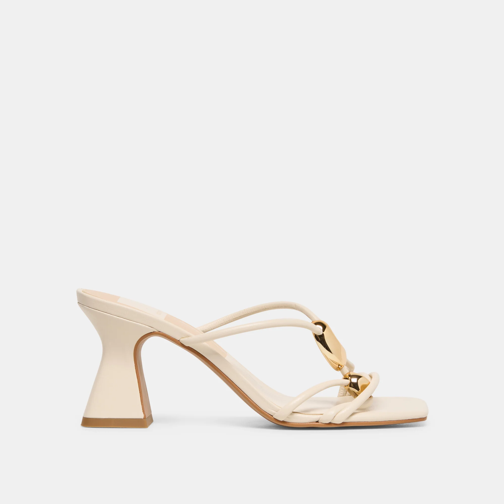 ALAYNA HEELS BONE LEATHER