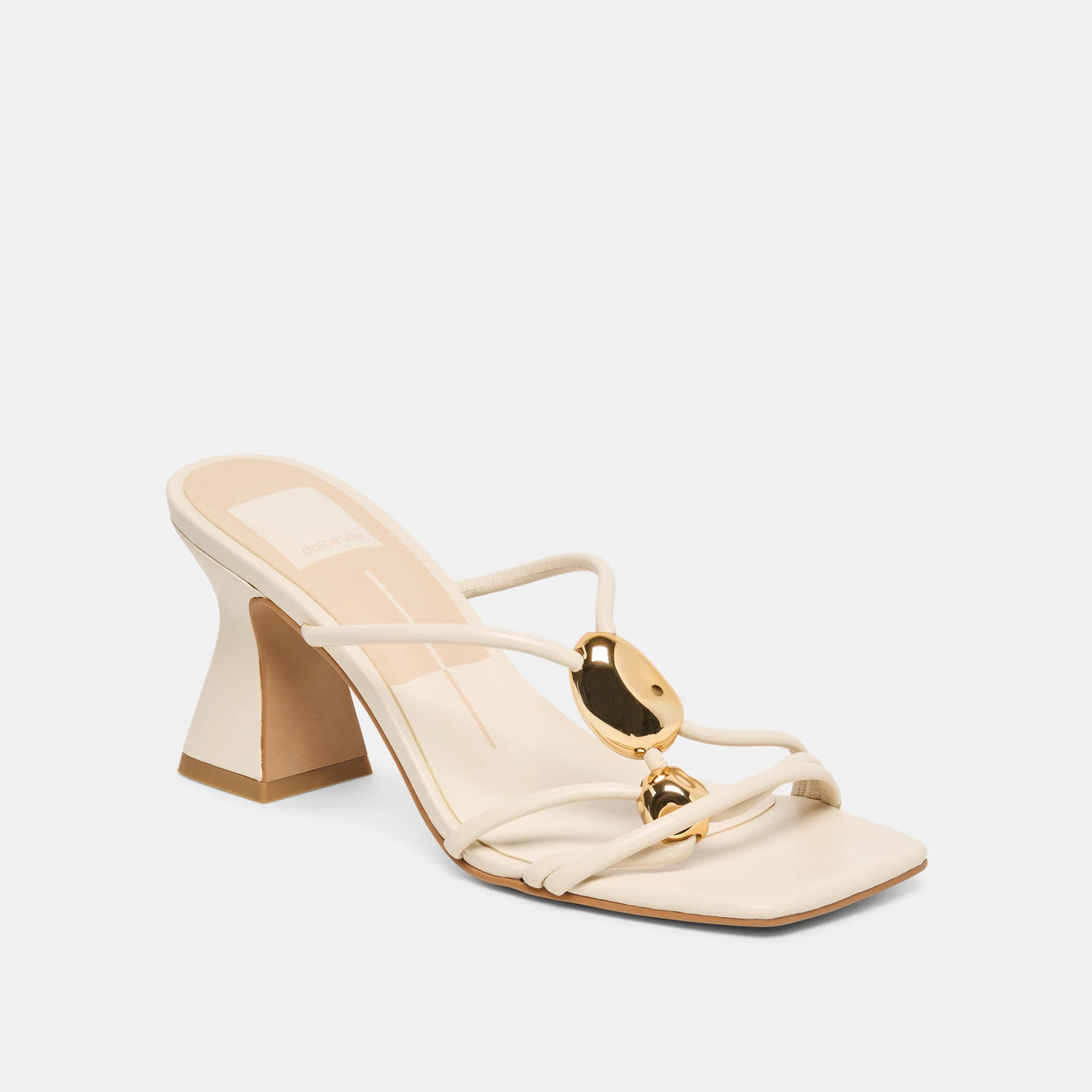 ALAYNA HEELS BONE LEATHER - Image 2