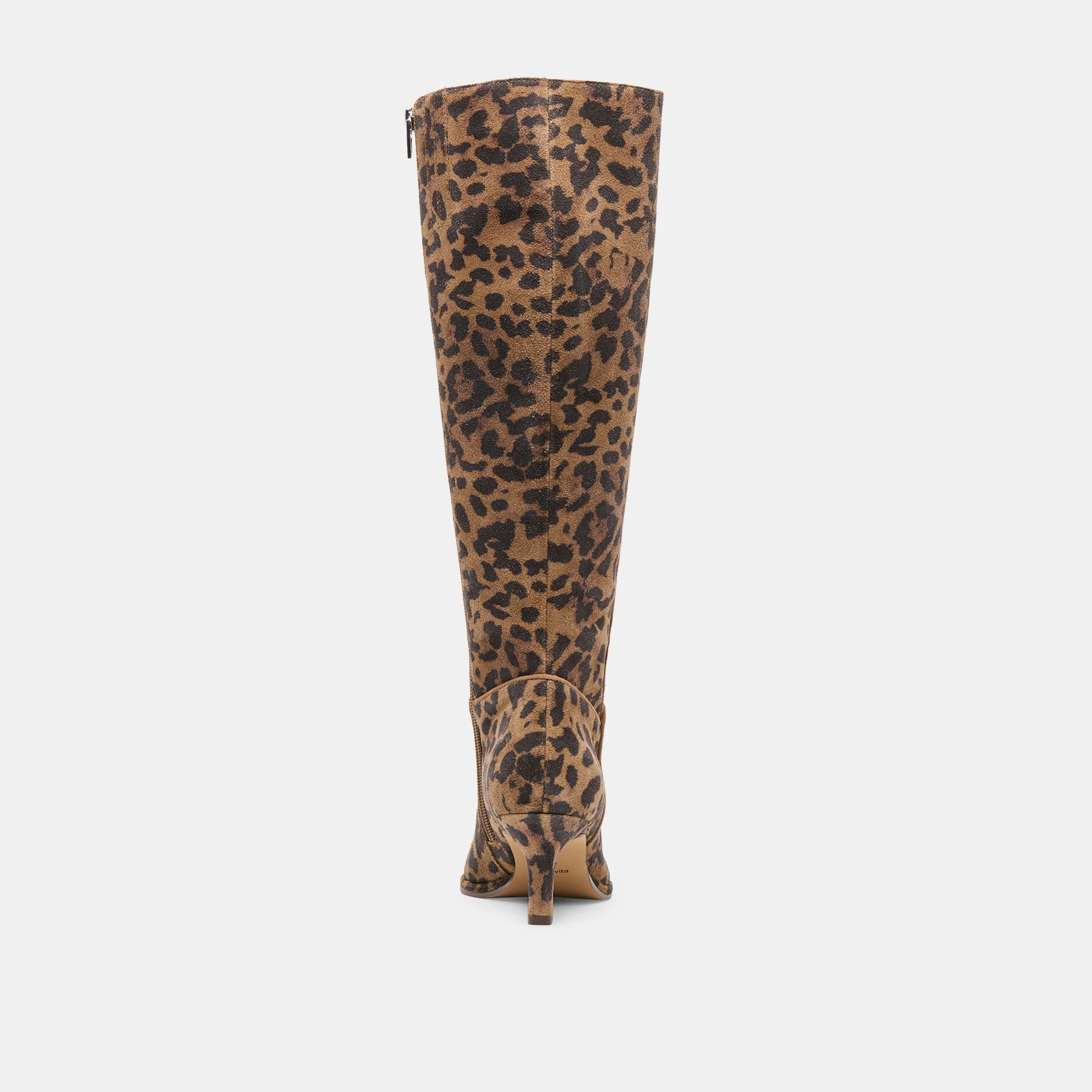 ALDY WIDE CALF BOOTS BROWN LEOPARD PRINTED SUEDE - Image 10
