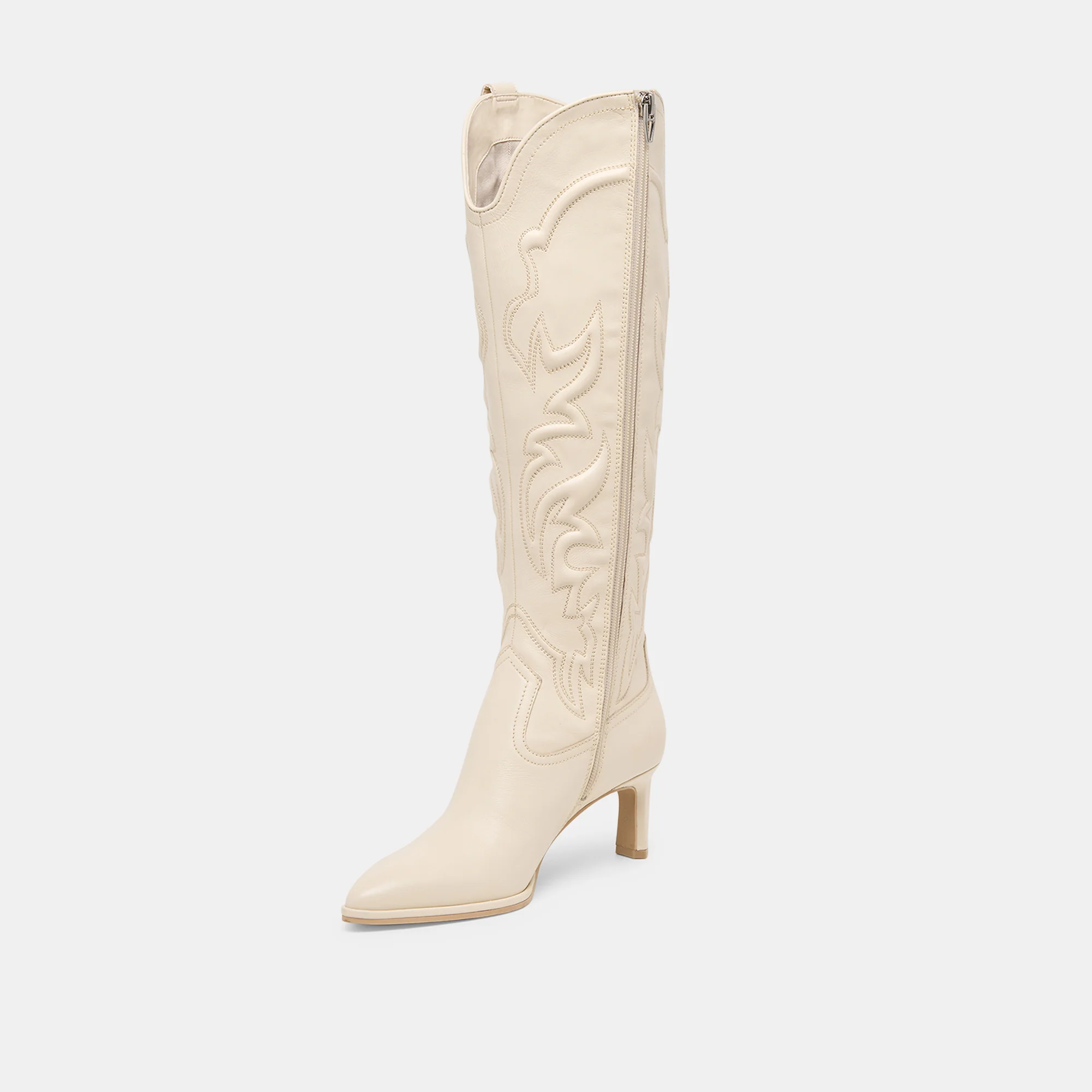 ALISA BOOTS CREME LEATHER - Image 7