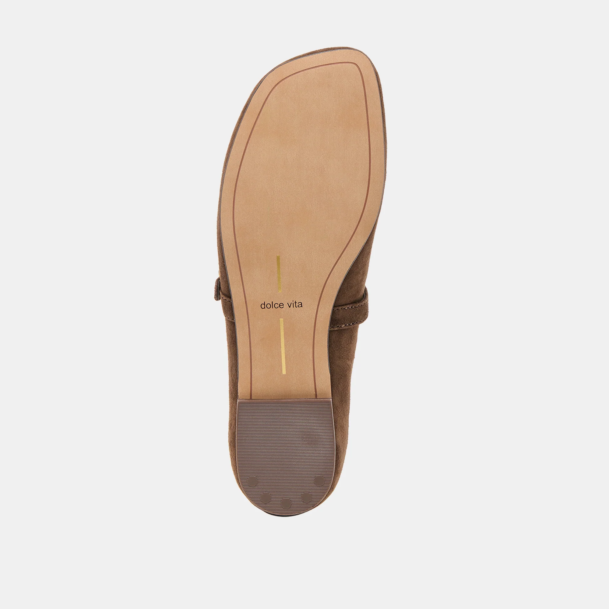 ALIZZA BALLET FLATS DK BROWN SUEDE - Image 12
