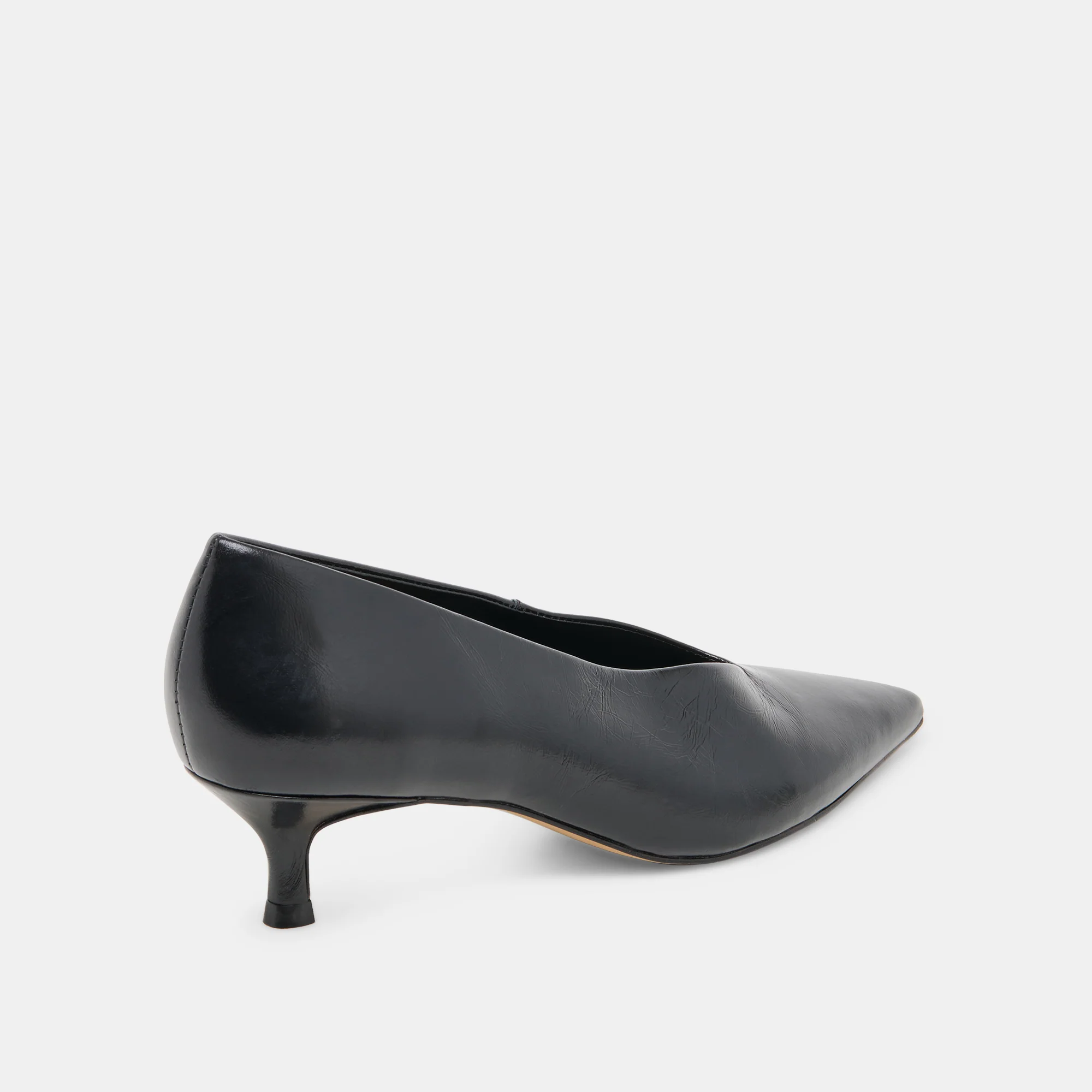 ALWYN HEELS MIDNIGHT CRINKLE PATENT - Image 5