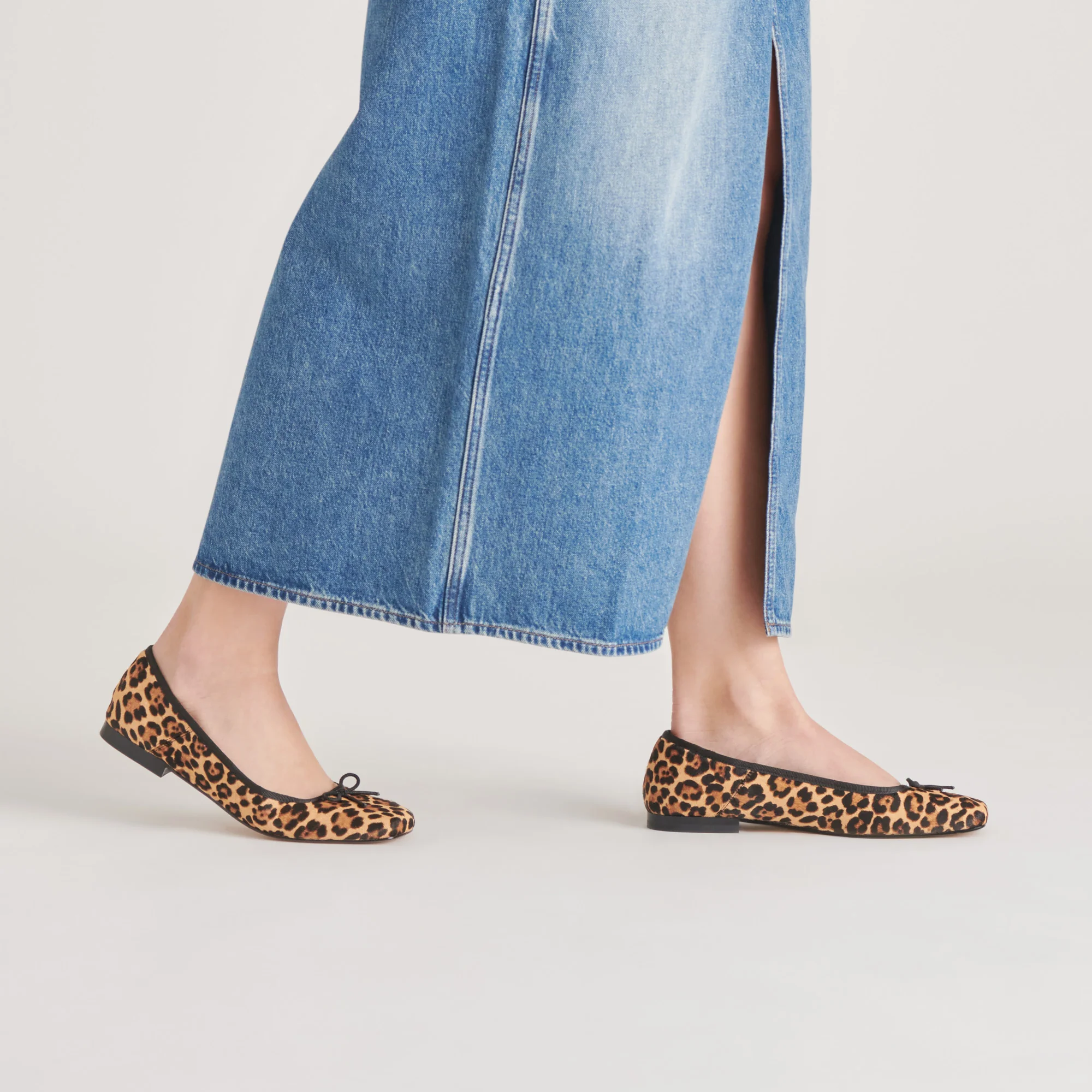 ANISA BALLET FLATS DK LEOPARD CALF HAIR - Image 11