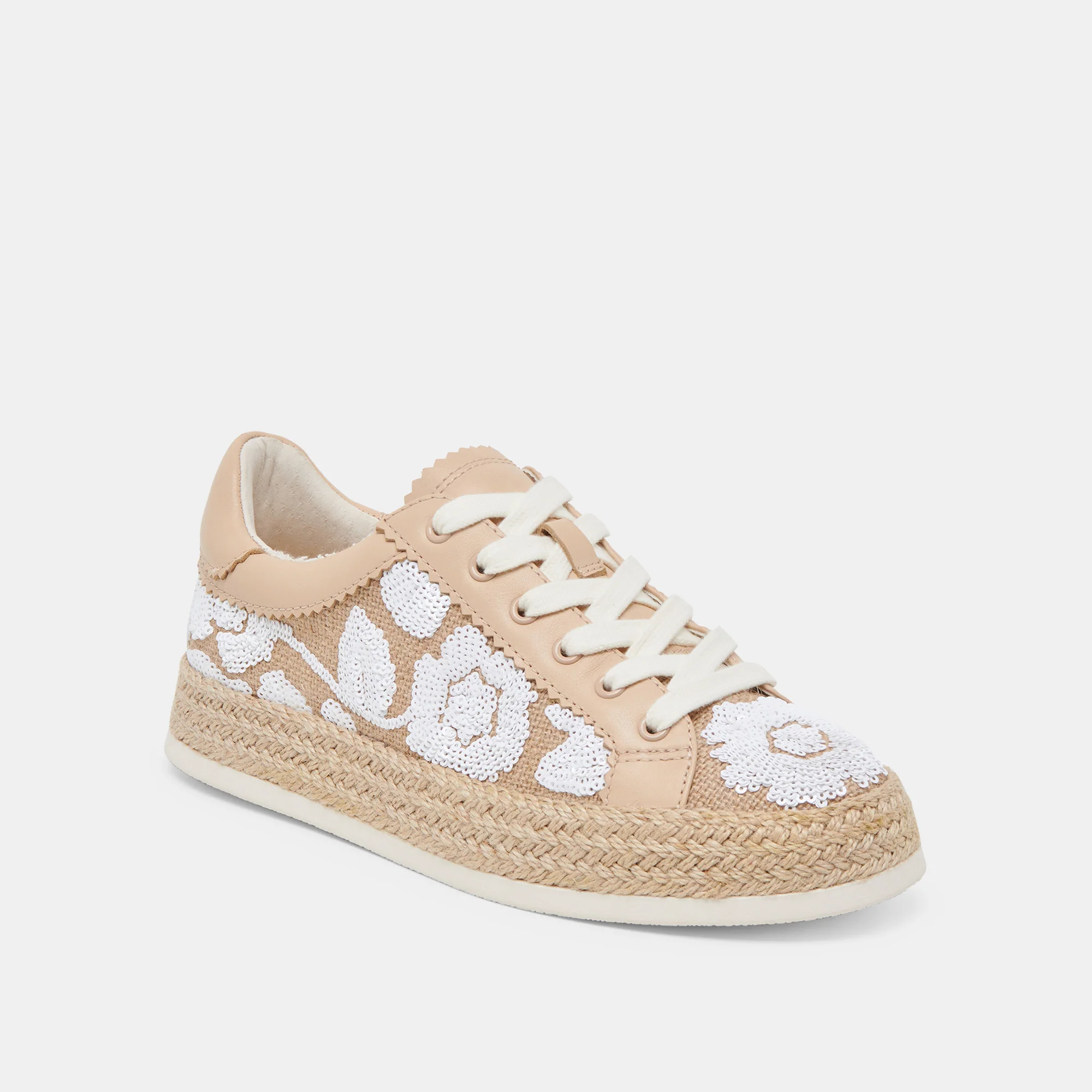 AZALIA SNEAKERS NATURAL MULTI FLORAL SEQUIN - Image 2