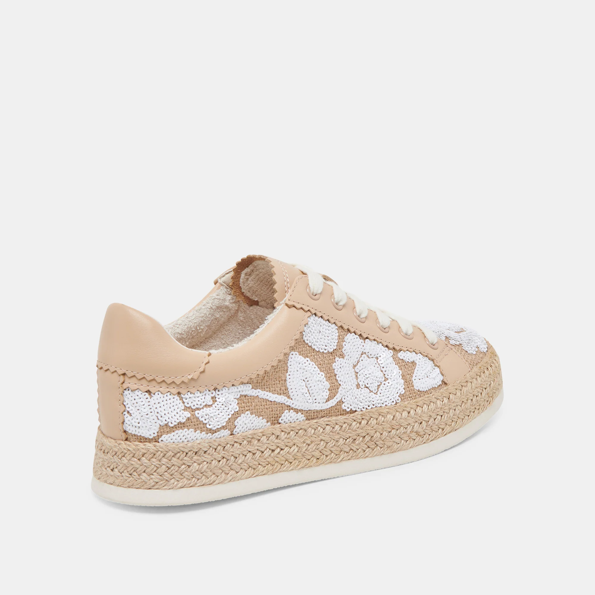 AZALIA SNEAKERS NATURAL MULTI FLORAL SEQUIN - Image 3