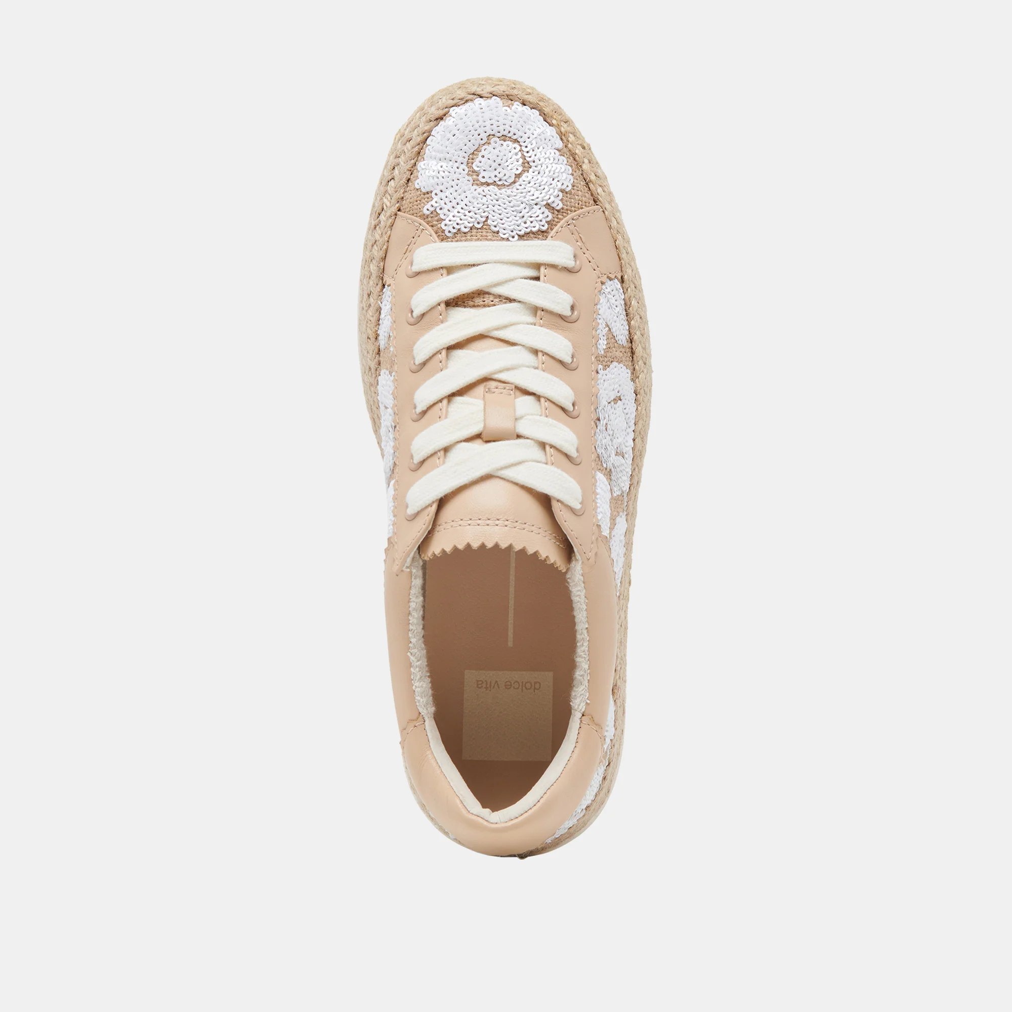 AZALIA SNEAKERS NATURAL MULTI FLORAL SEQUIN - Image 8