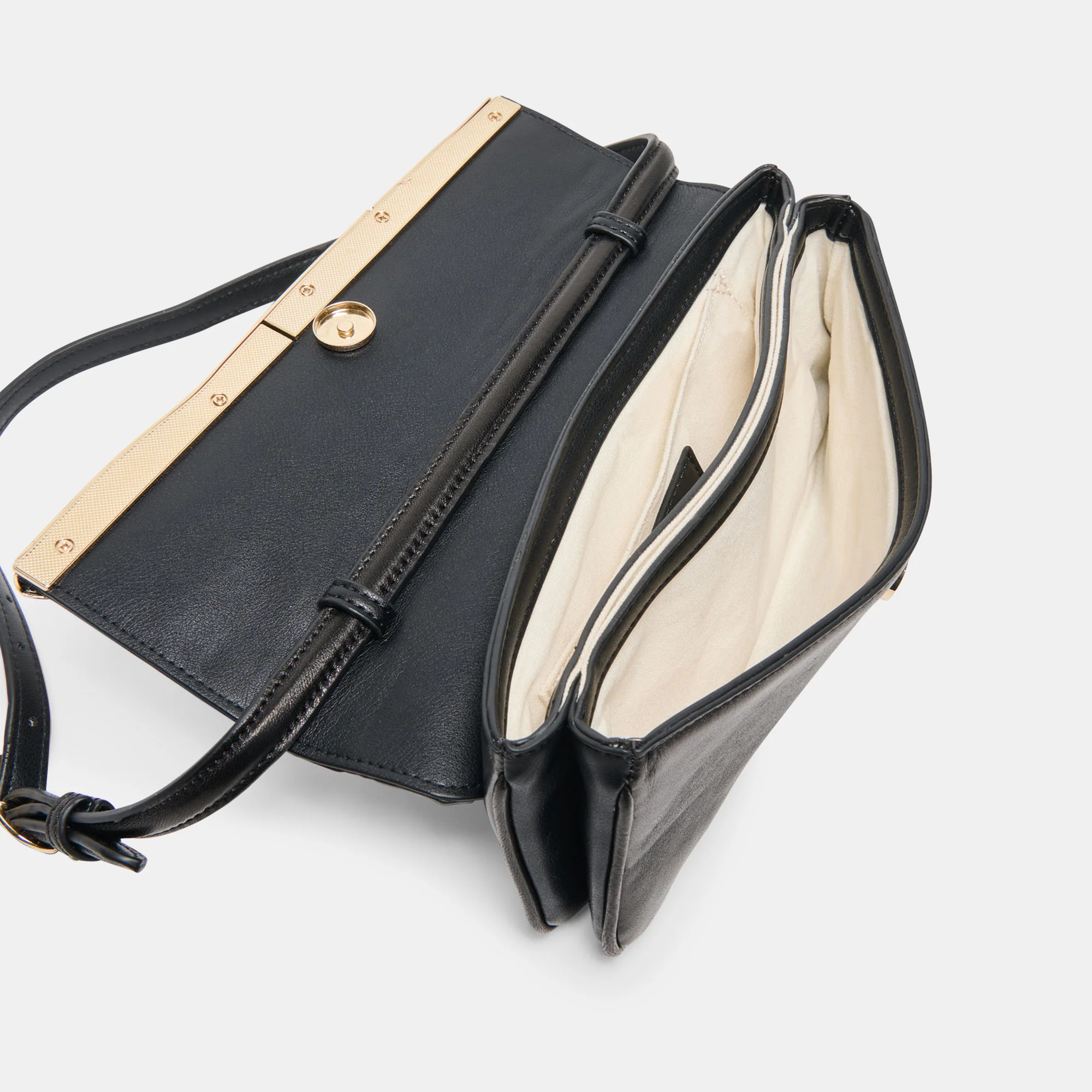 AZURA SHOULDER BAG BLACK LEATHER - Image 6