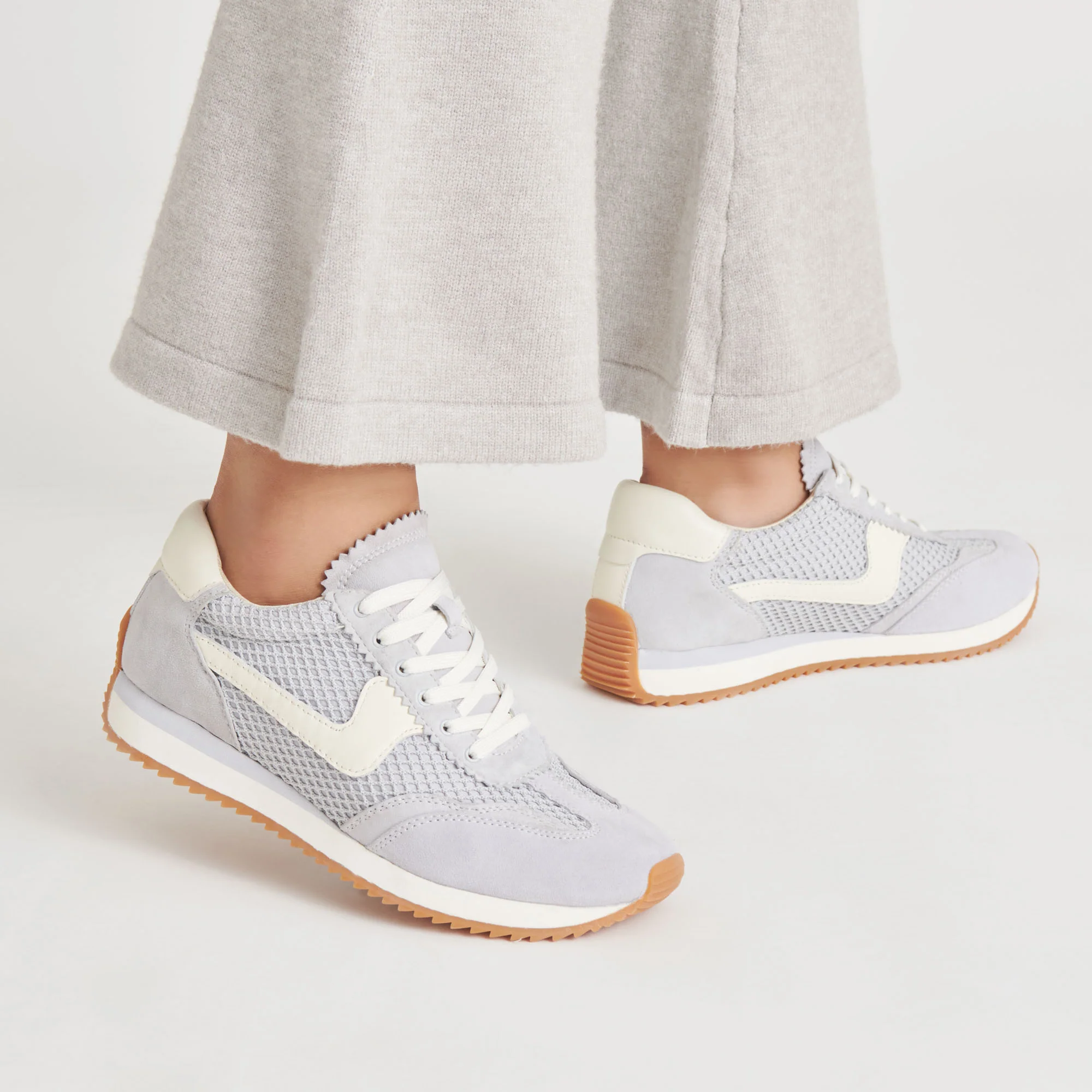B.NTCD MESH SNEAKERS DUSTY BLUE WOVEN MESH - Image 5