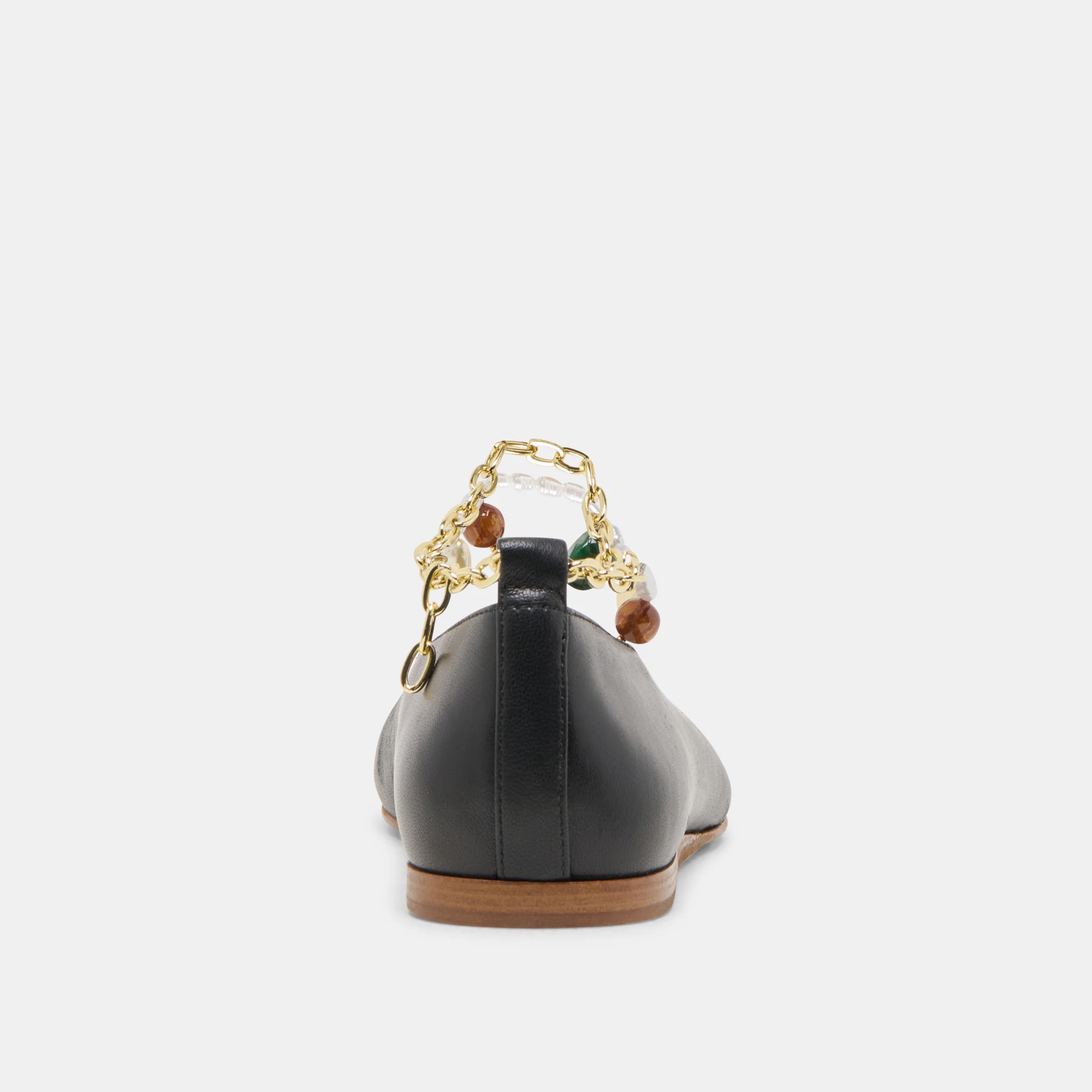 BAIDEN BALLET FLATS BLACK LEATHER - Image 7