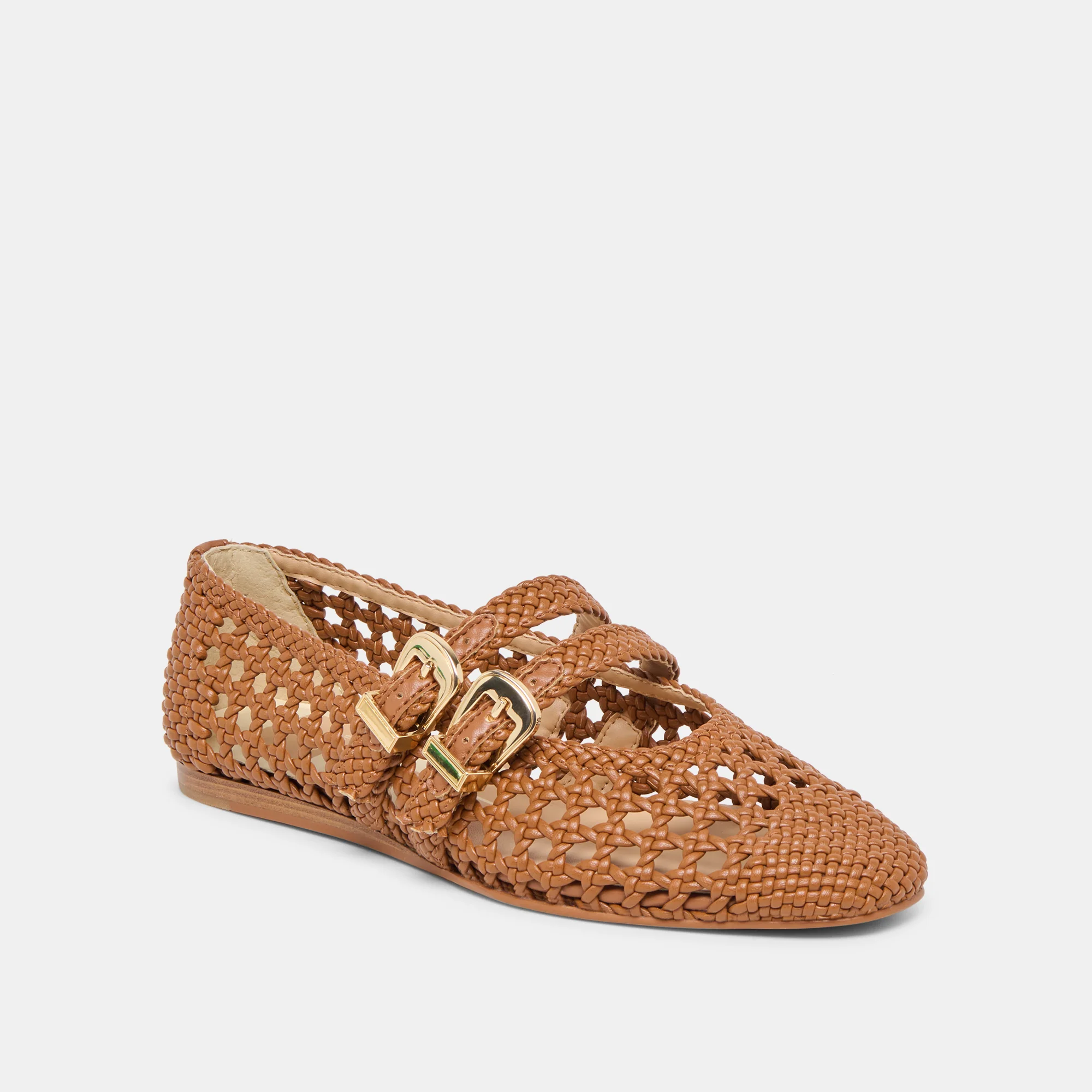 BAYLEE WOVEN BALLET FLATS SADDLE WOVEN STELLA - Image 3