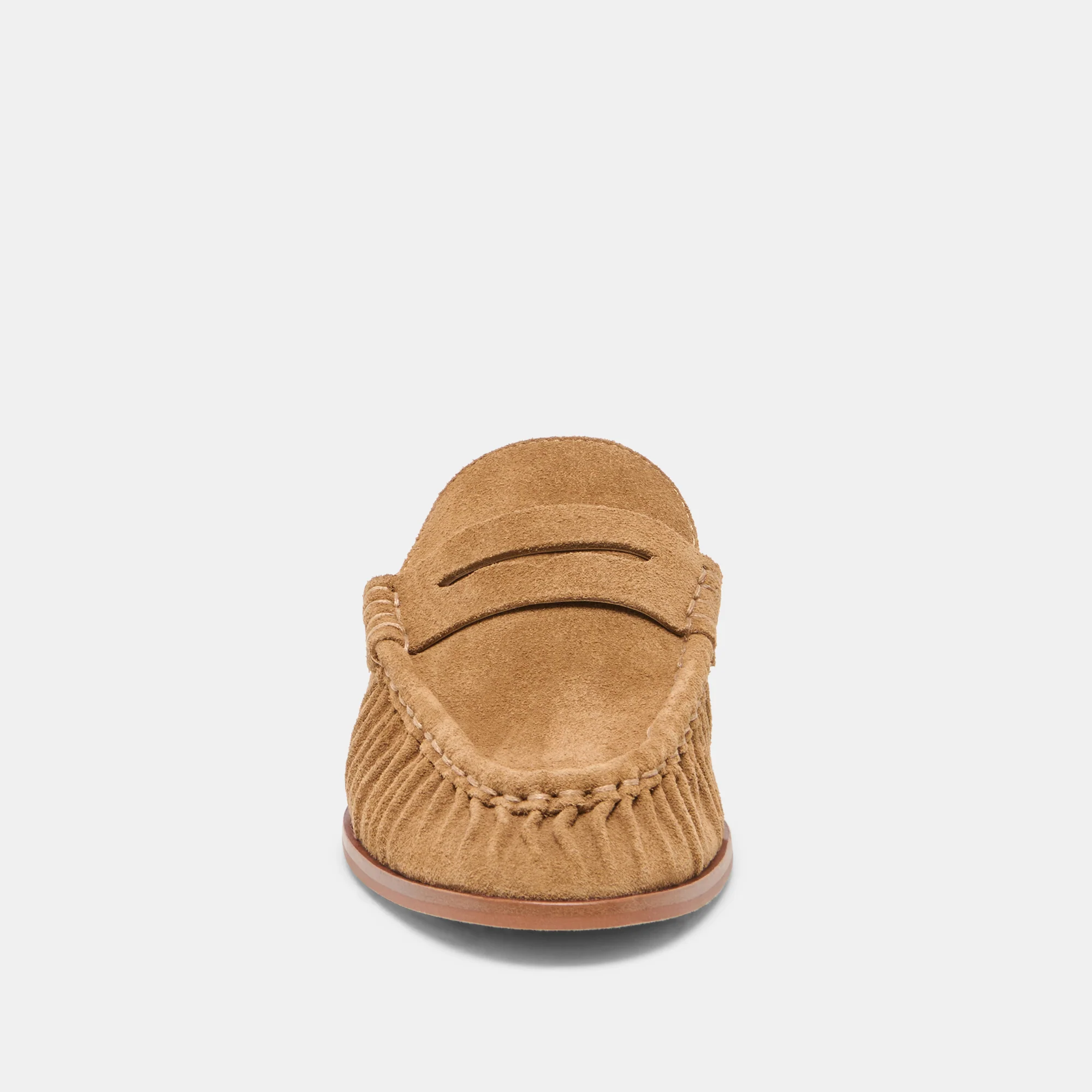 BETZY LOAFERS LT BROWN SUEDE - Image 6