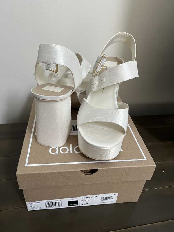 BOBBY PEARL HEELS WHITE PEARLS - re:vita - Image 14