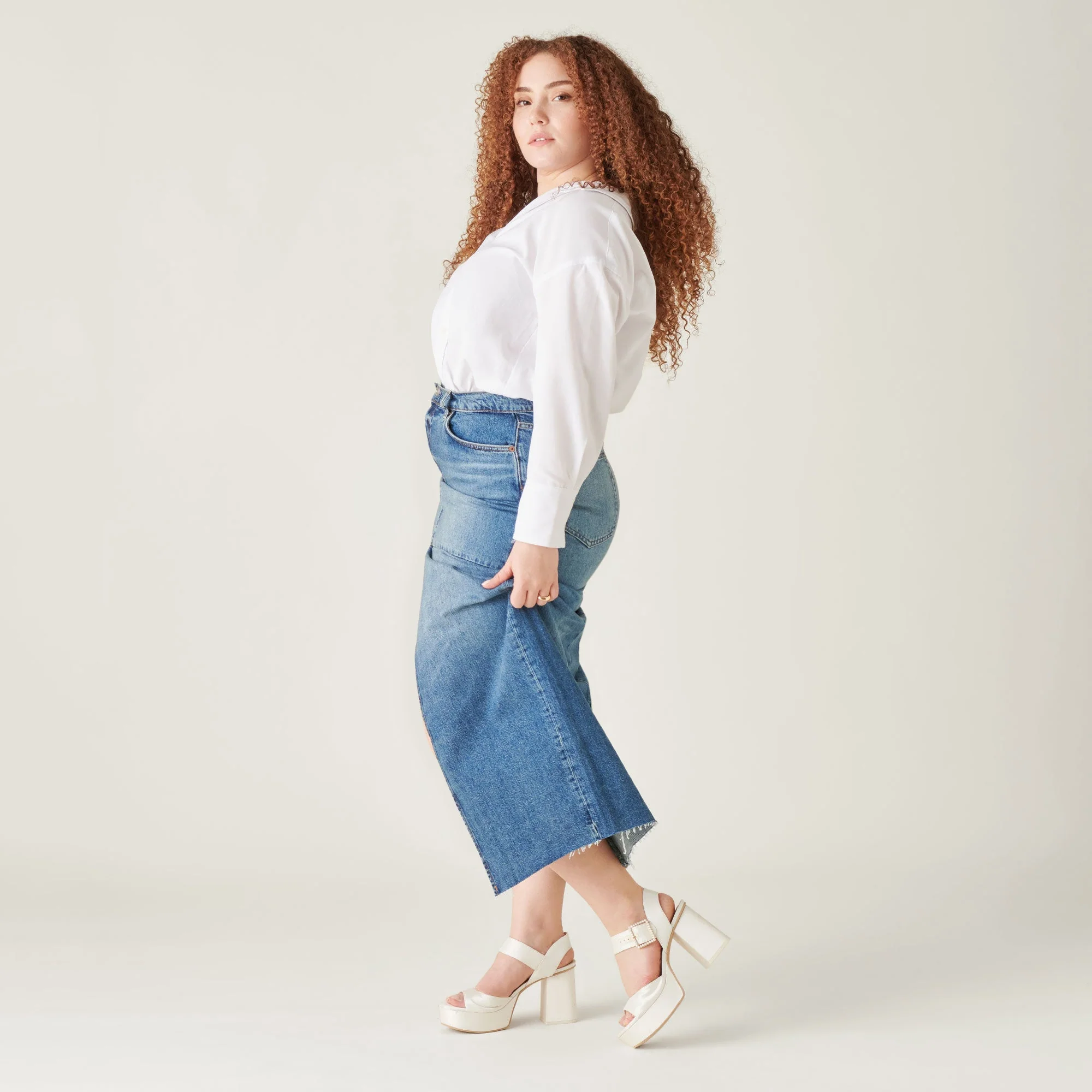 BOBBY PEARL HEELS WHITE PEARLS - re:vita - Image 4