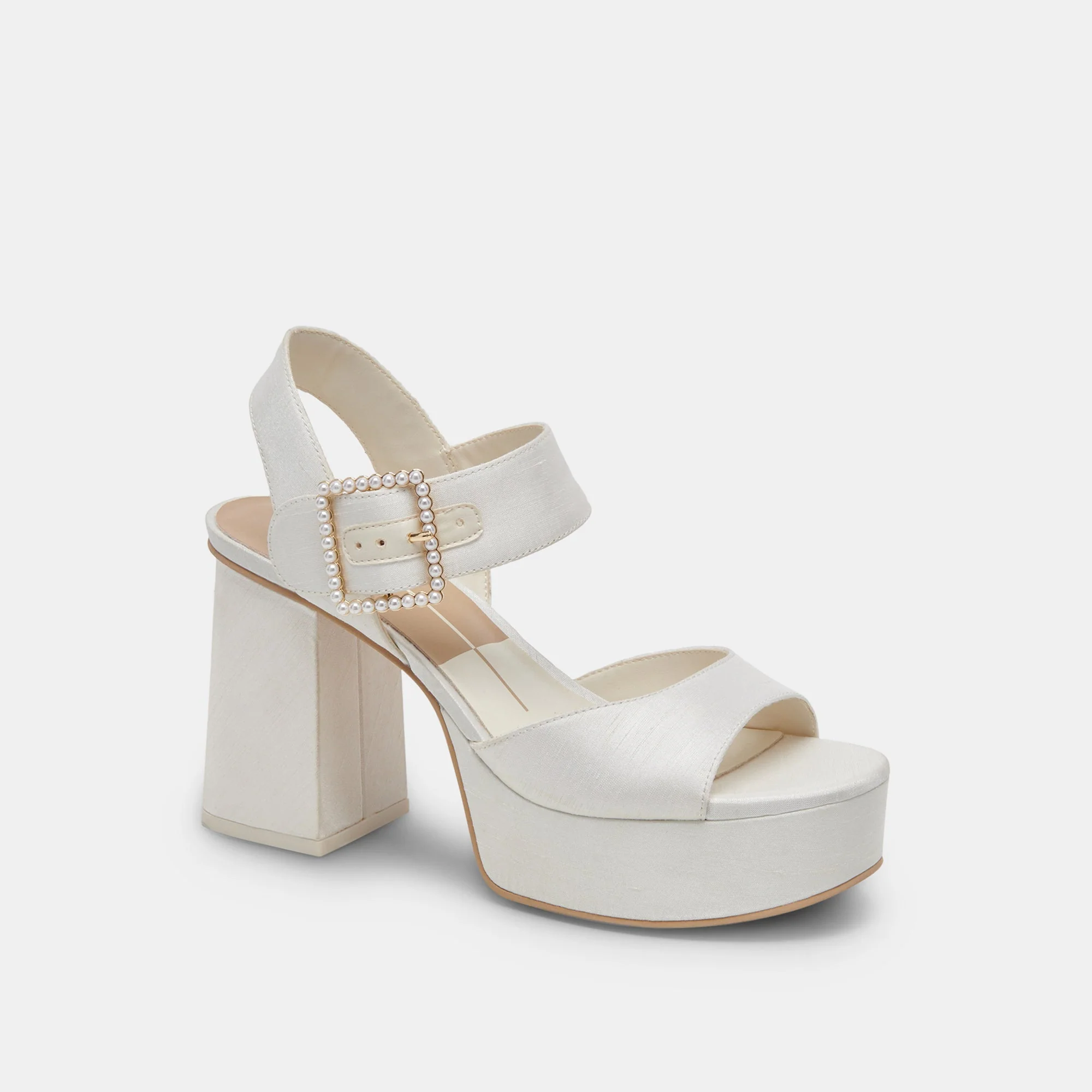 BOBBY PEARL HEELS WHITE PEARLS - re:vita - Image 5