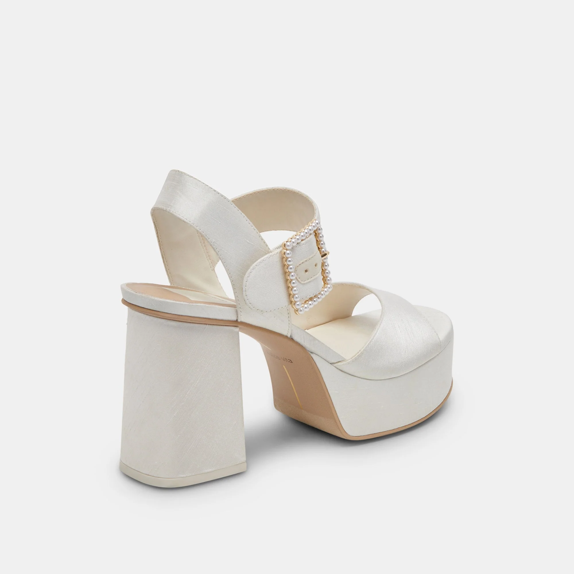BOBBY PEARL HEELS WHITE PEARLS - re:vita - Image 6