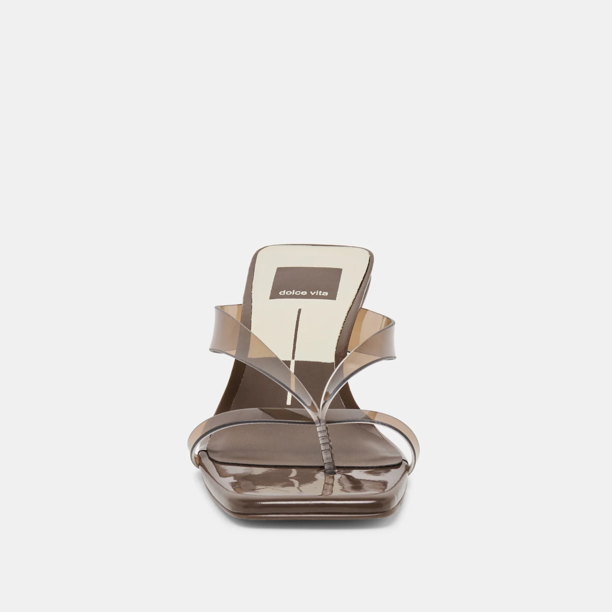 BREVEL VINYL HEELS DK BROWN JELLY - Image 7