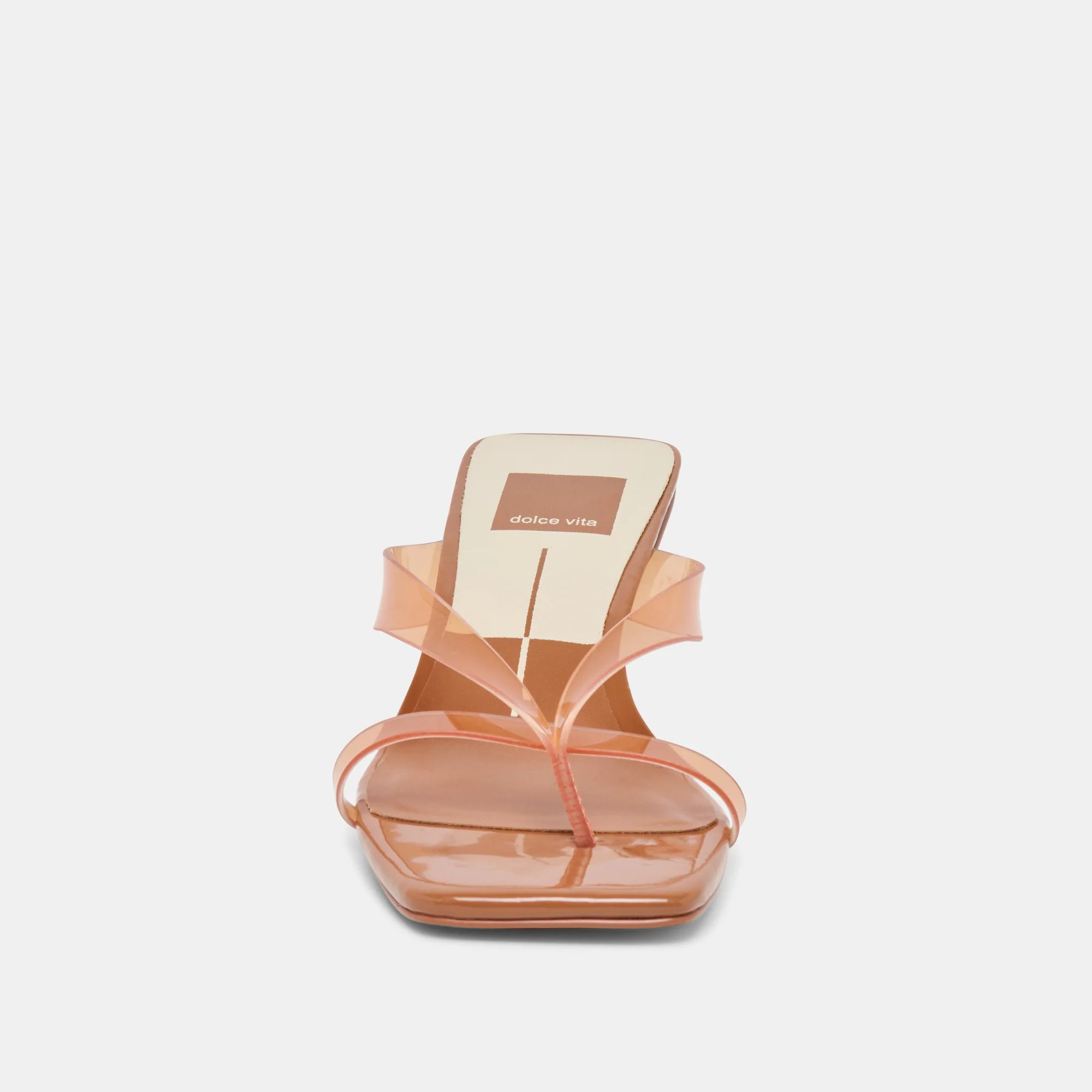 BREVEL VINYL WIDE HEELS WHISKEY JELLY - Image 6