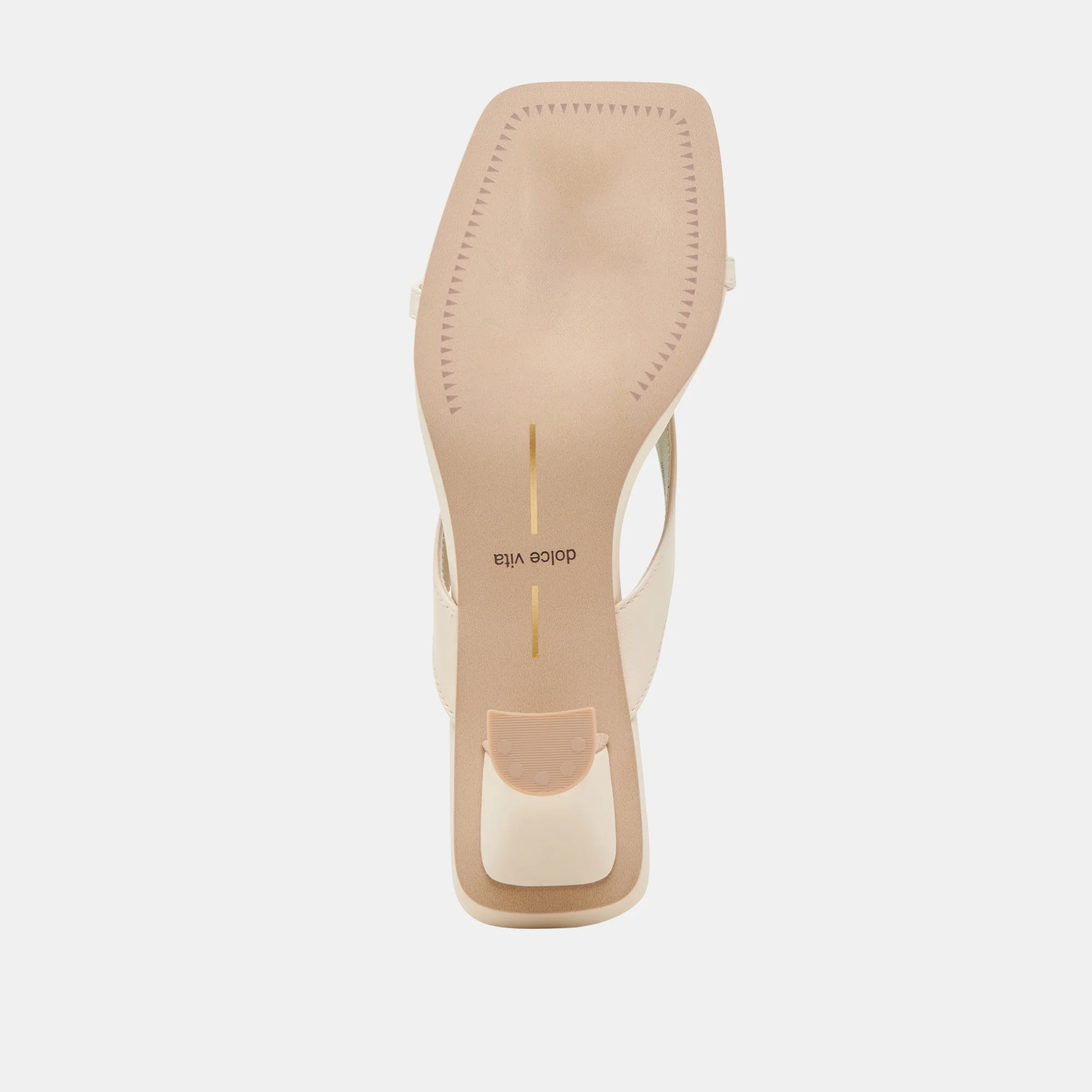 BREVEL WIDE HEELS BONE LEATHER - Image 9