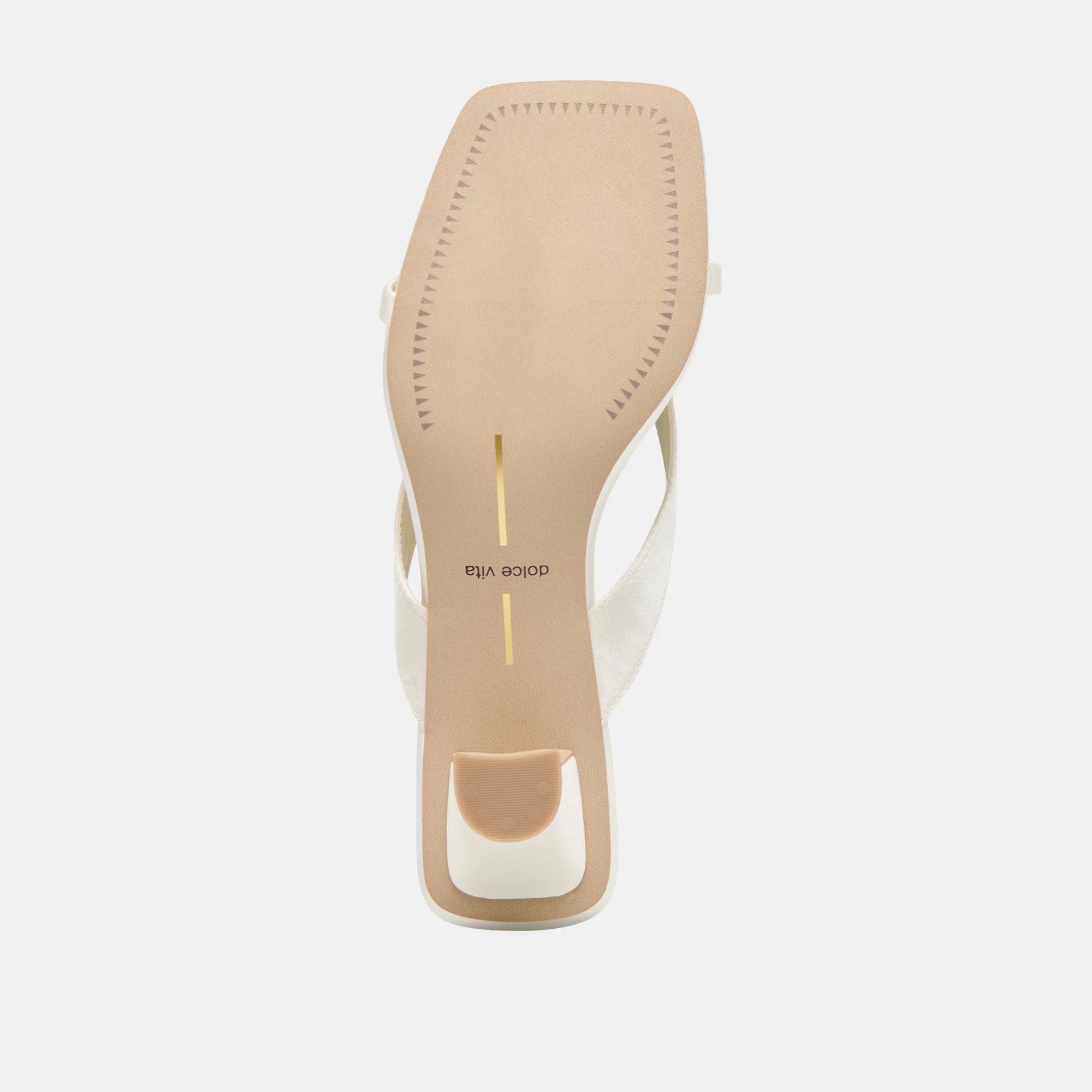 BREVEL WIDE HEELS TRUE WHITE SATIN - Image 9