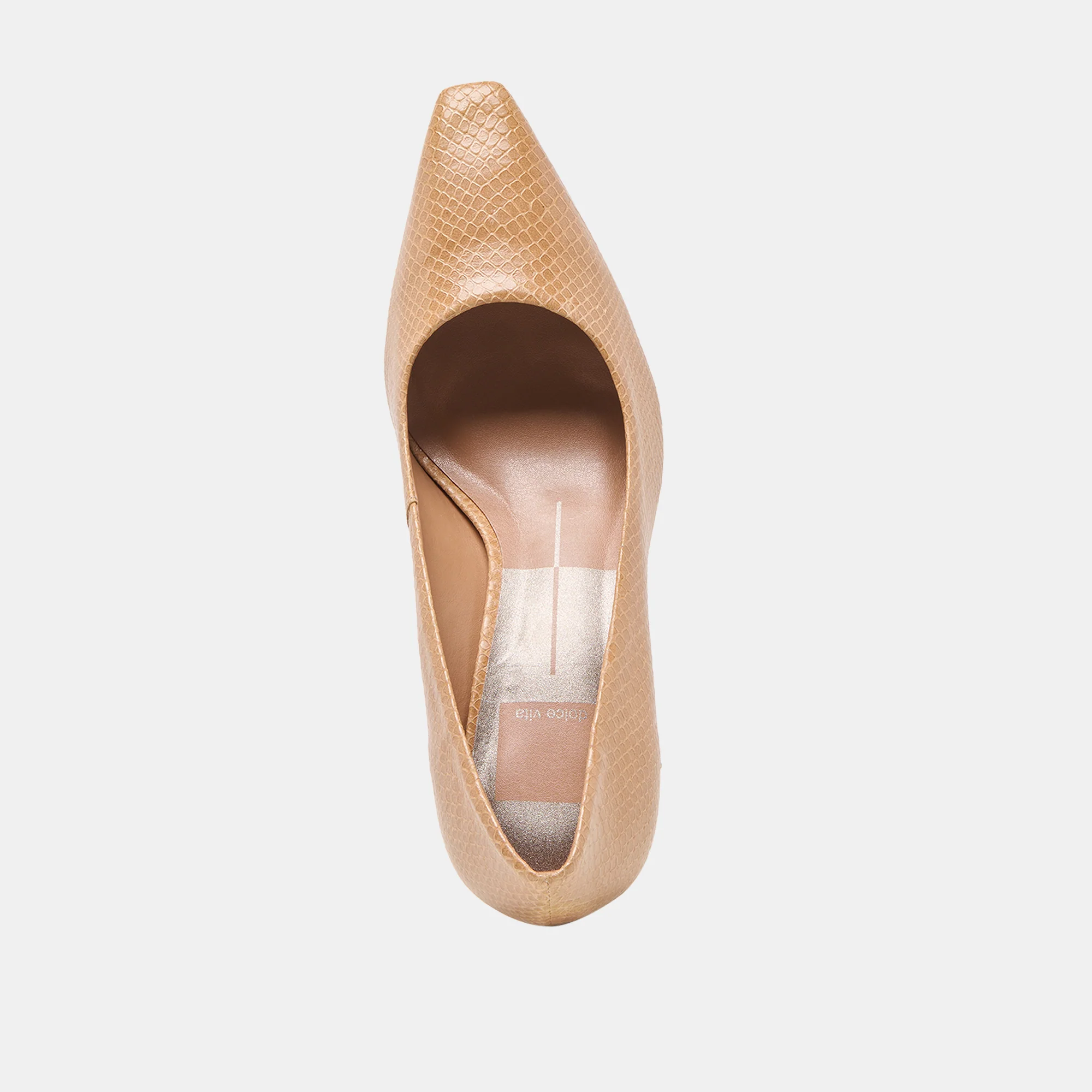 BRIONA HEELS WHISKEY EMBOSSED LEATHER - Image 8