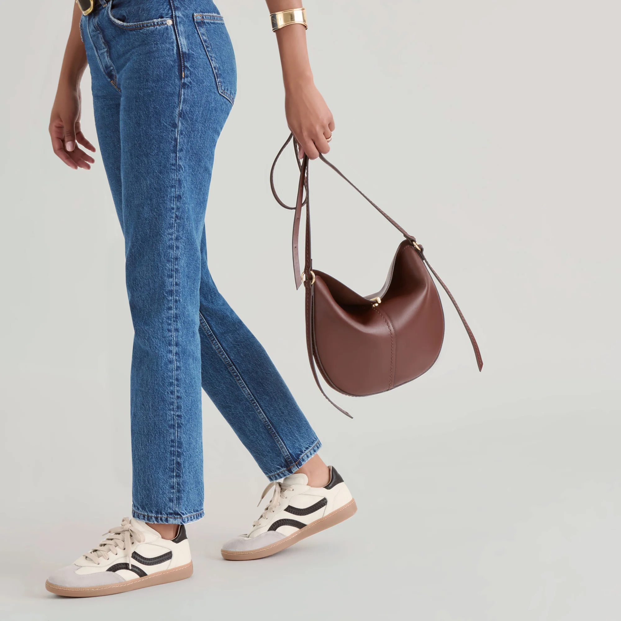 BURANO CROSSBODY BROWN LEATHER - Image 6