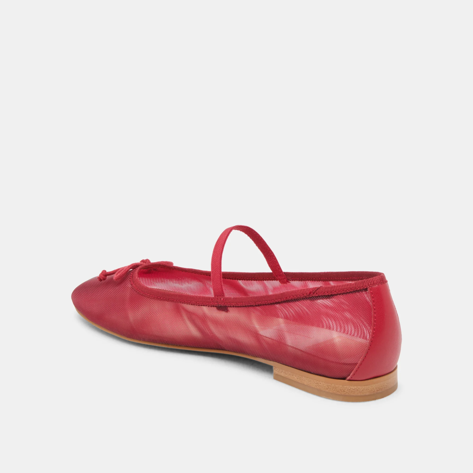 CADEL BALLET FLATS CRIMSON MESH - Image 5