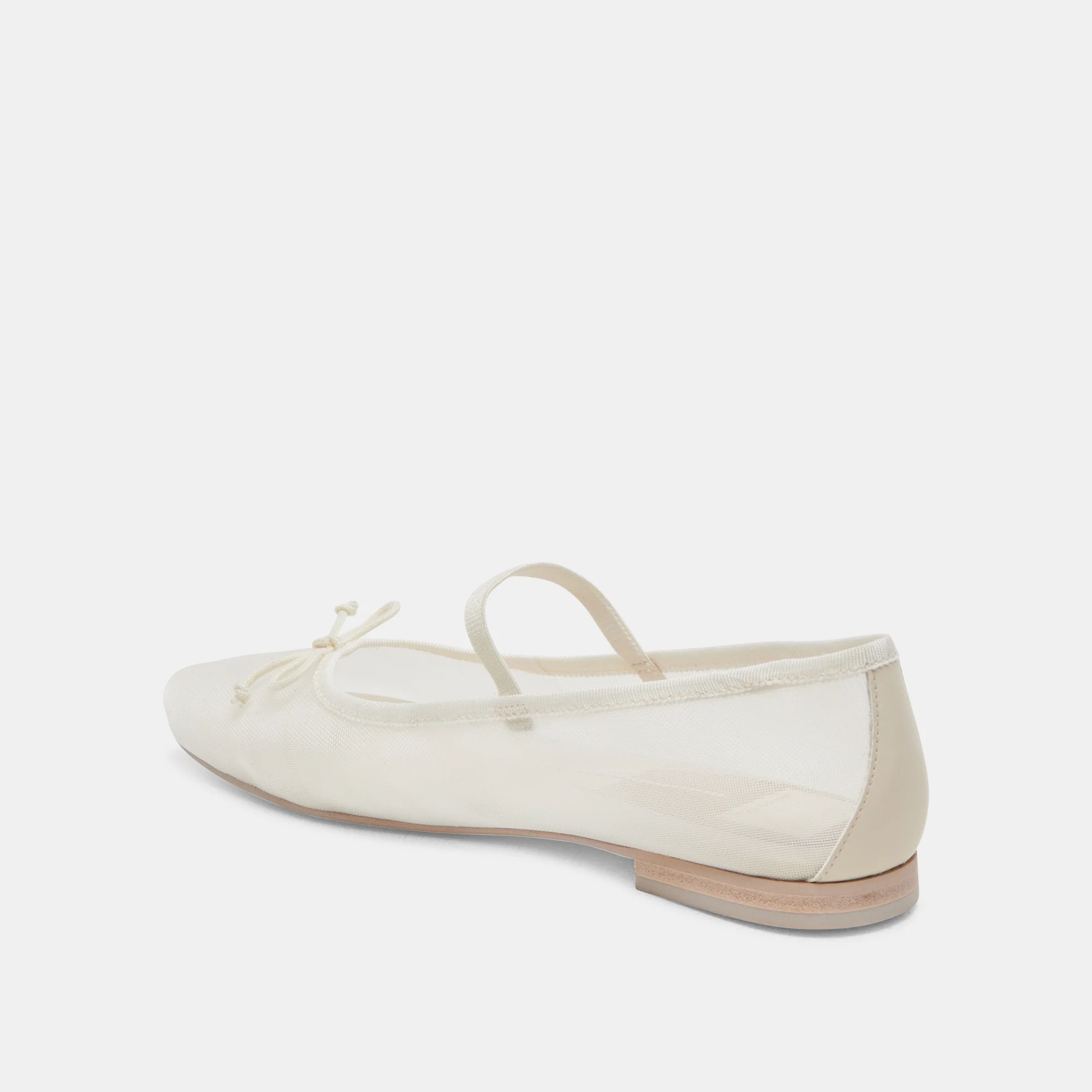 CADEL BALLET FLATS IVORY MESH - Image 12