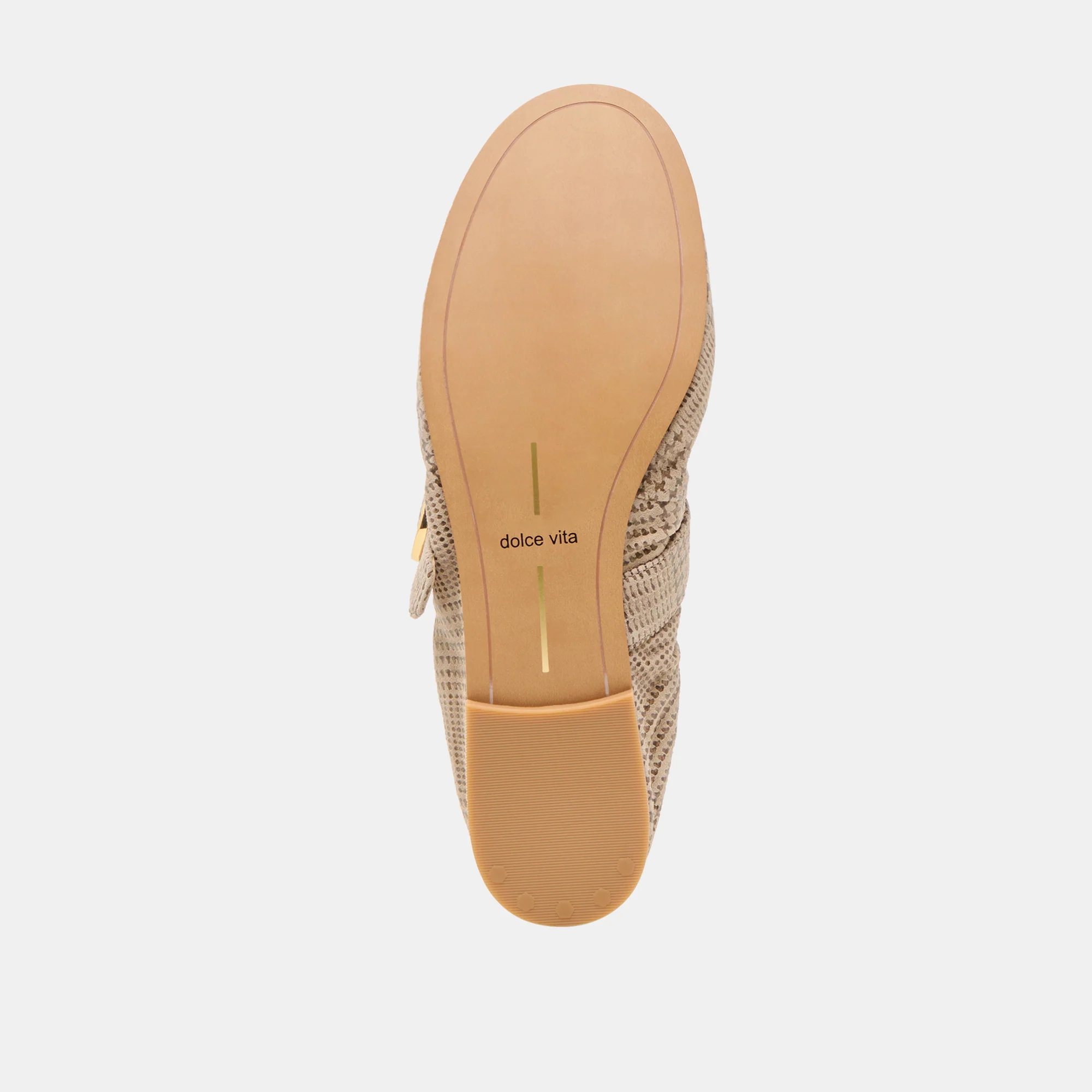 CAELY BALLET FLATS HERRINGBONE PRINTED SUEDE - Image 9