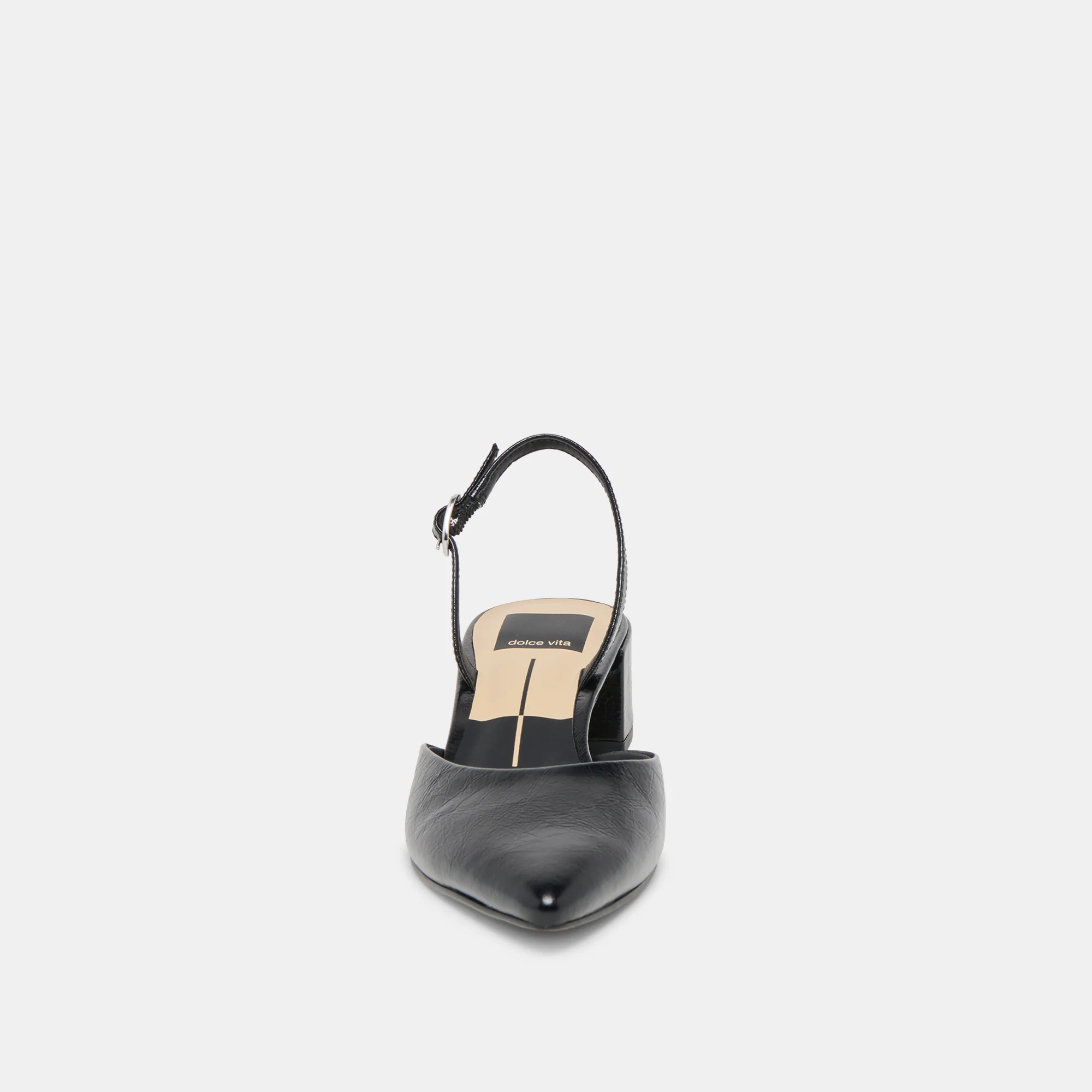 CAREL WIDE HEELS MIDNIGHT CRINKLE PATENT LEATHER - Image 6