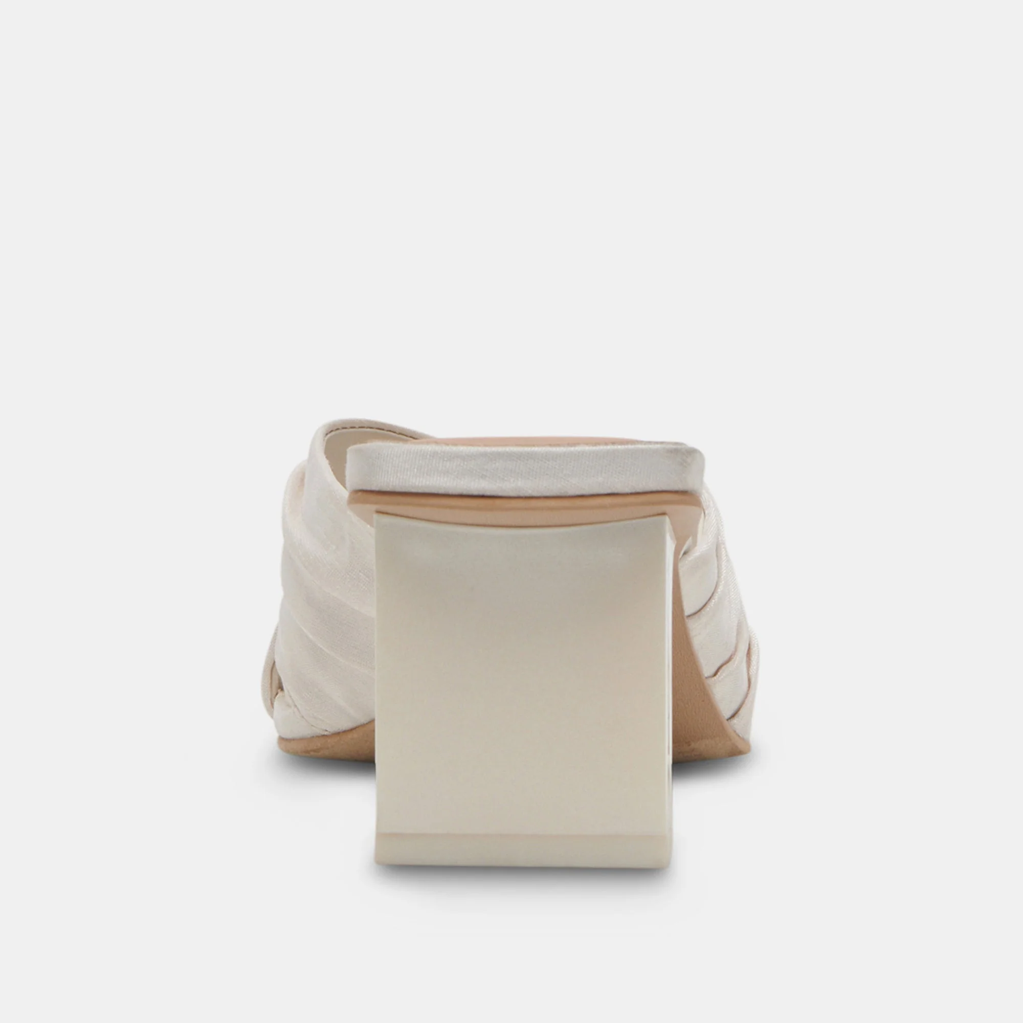 CARLAN HEELS OFF WHITE SILK - re:vita - Image 10