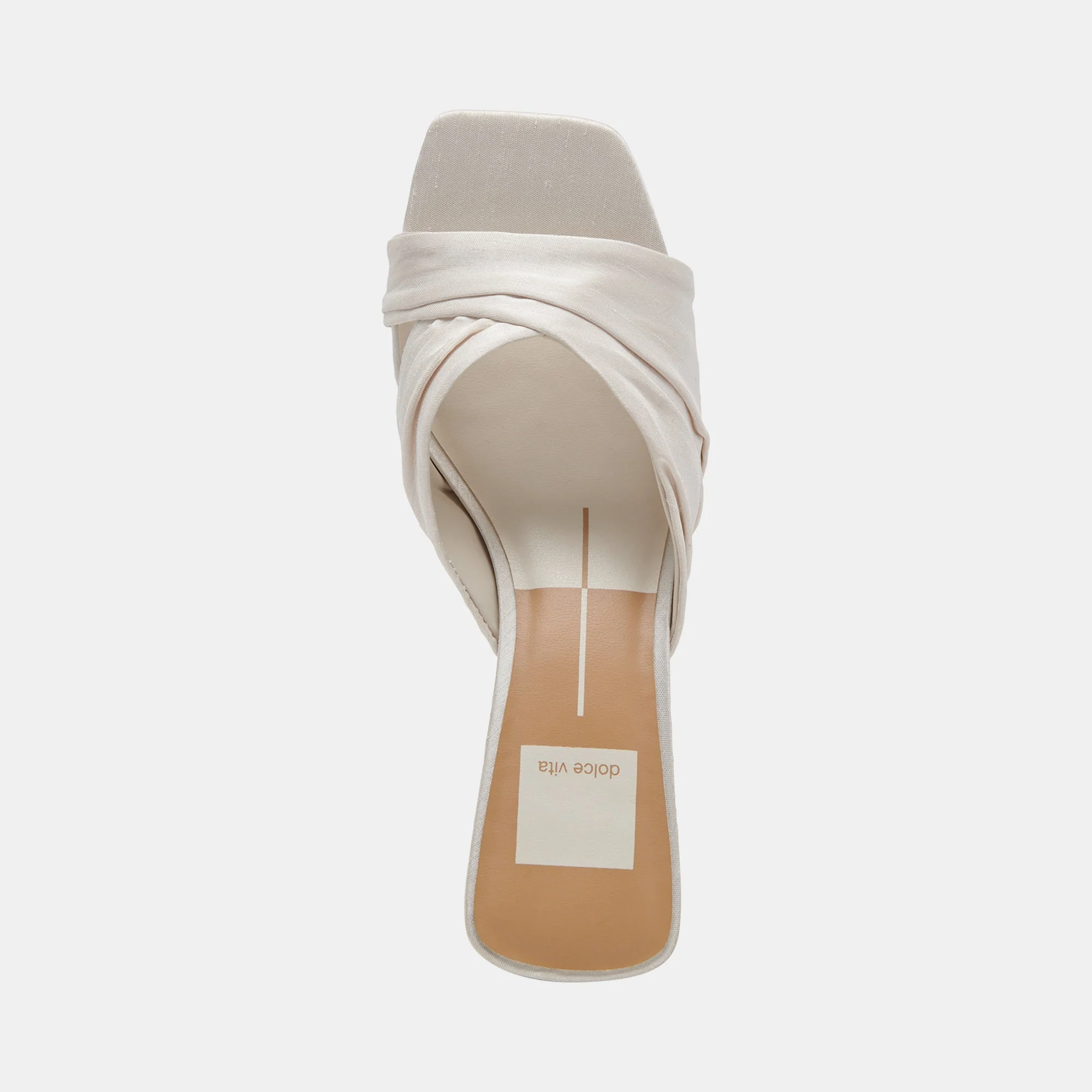 CARLAN HEELS OFF WHITE SILK - re:vita - Image 11