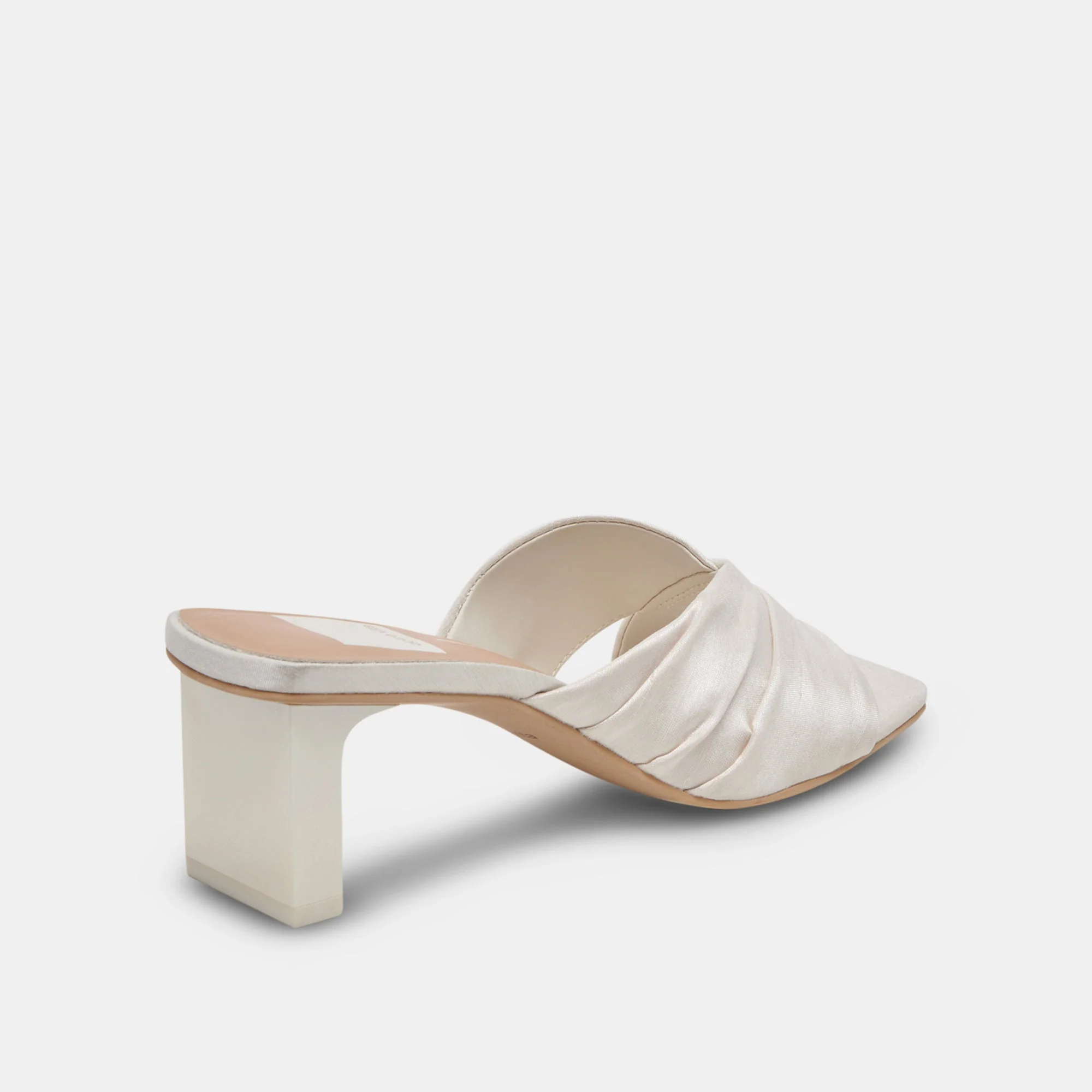 CARLAN HEELS OFF WHITE SILK - re:vita - Image 6