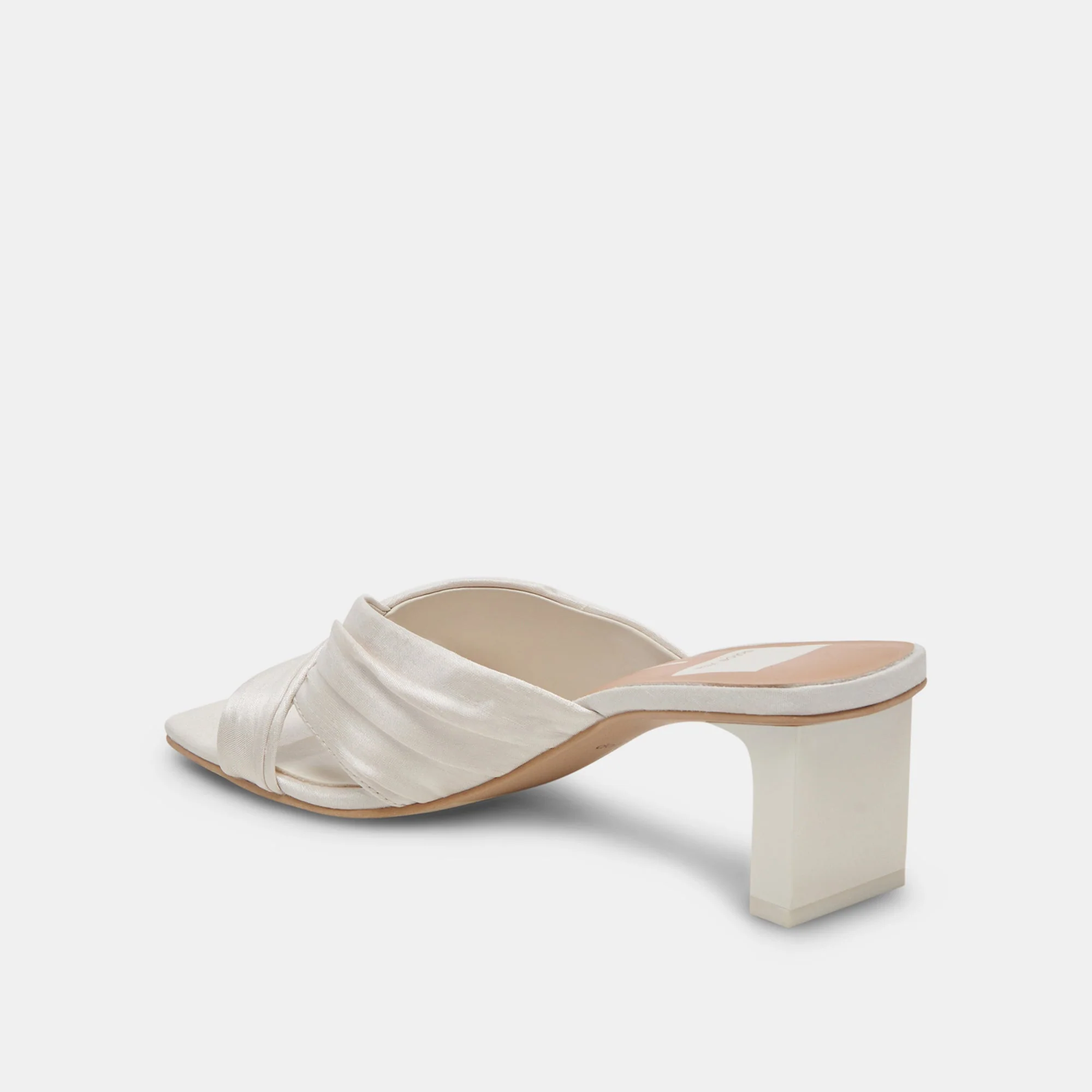CARLAN HEELS OFF WHITE SILK - re:vita - Image 8