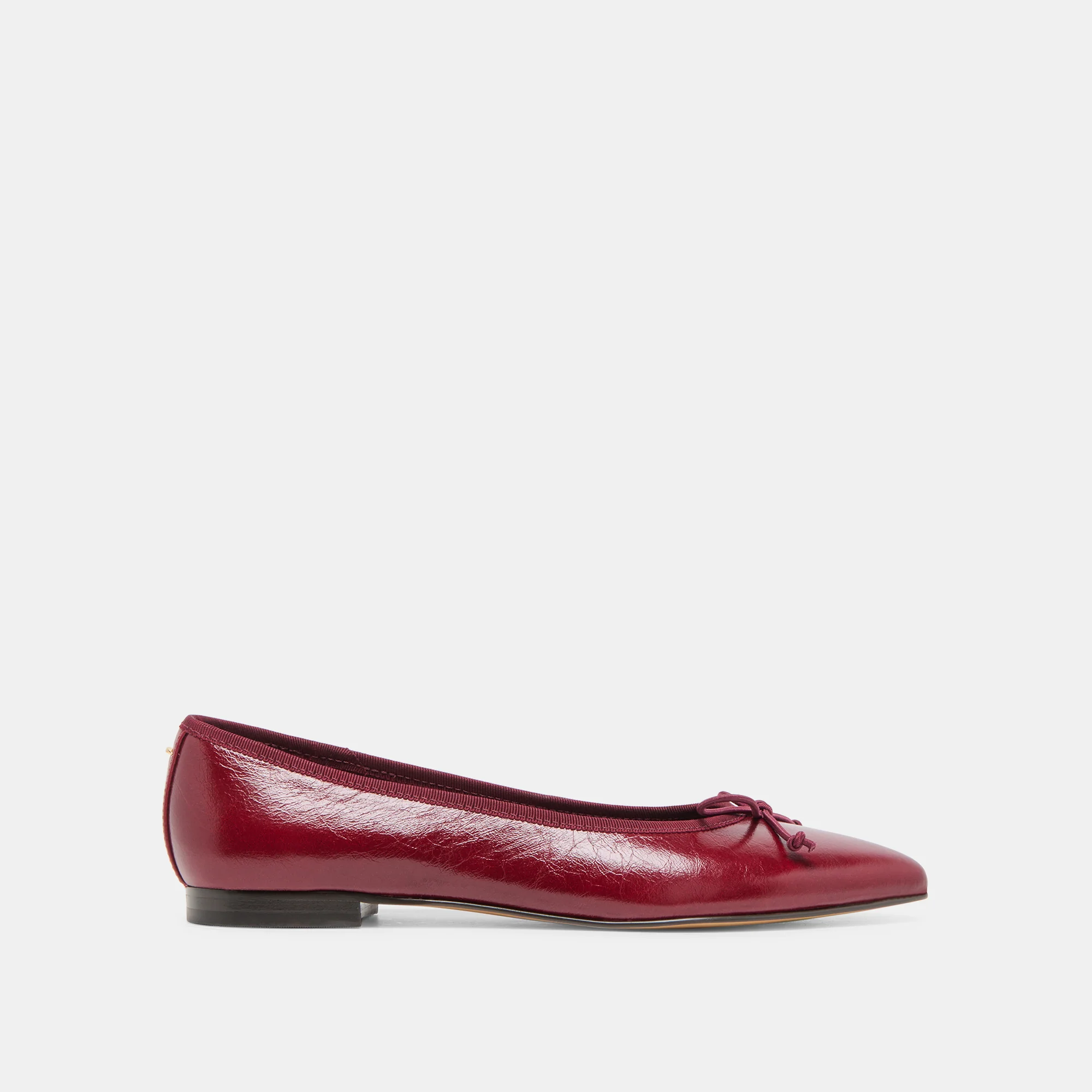 CELIO BALLET FLATS GARNET LEATHER
