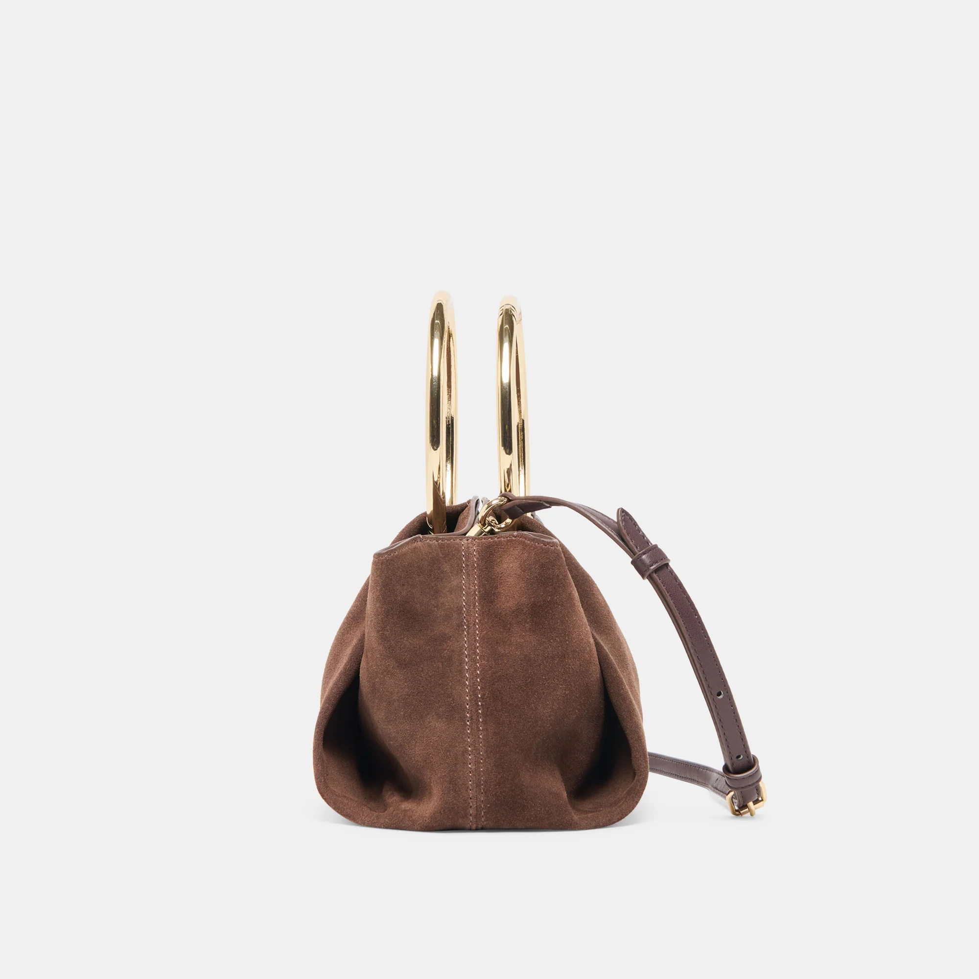 CHANNING HANDBAG ESPRESSO SUEDE - Image 5