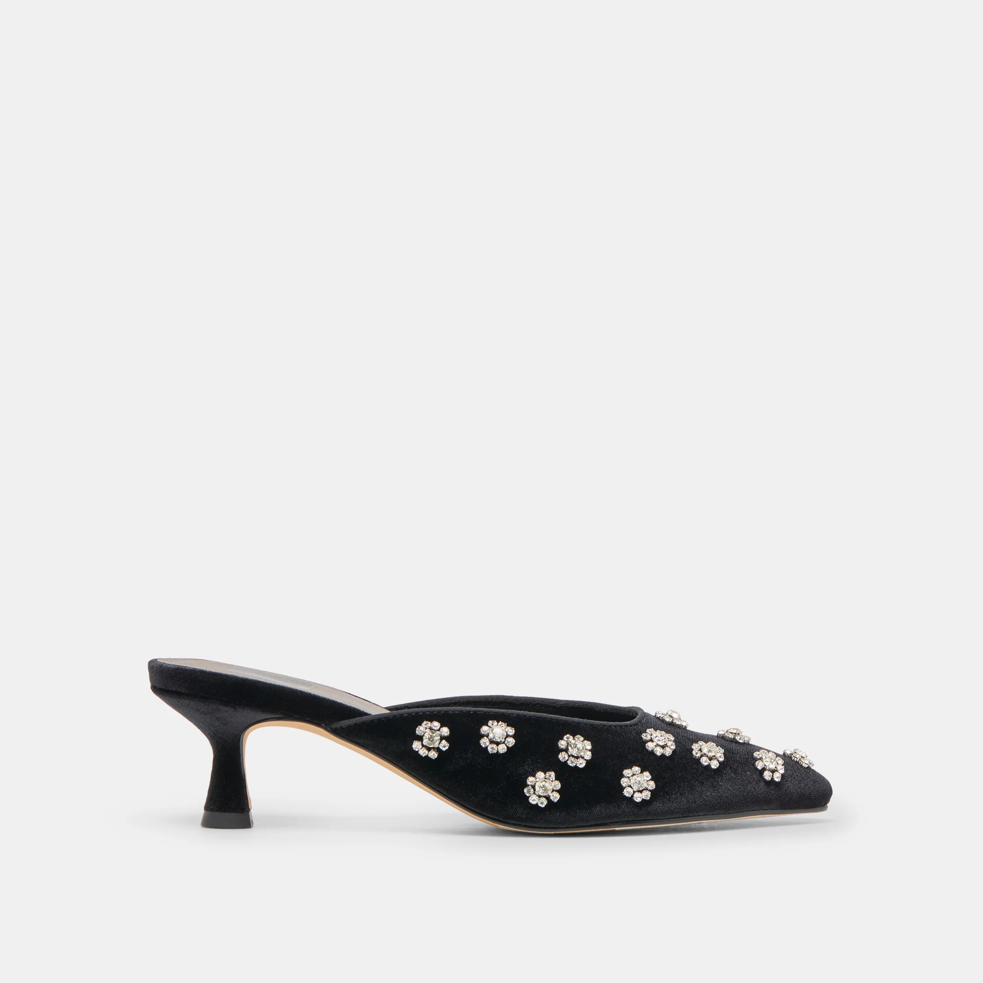 CLARA HEELS NERO VELVET