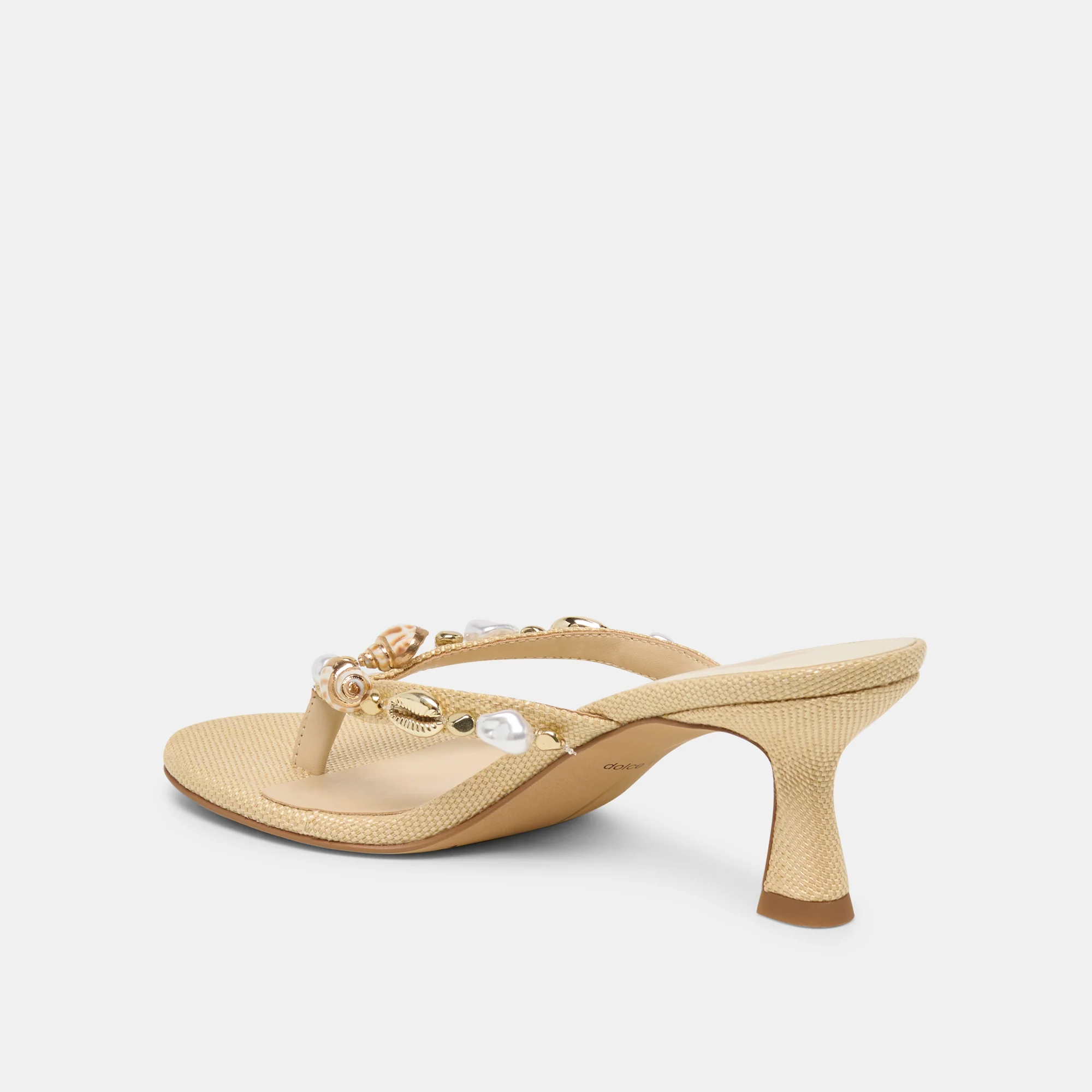 DAKSIE HEELS LT NATURAL RAFFIA - Image 7