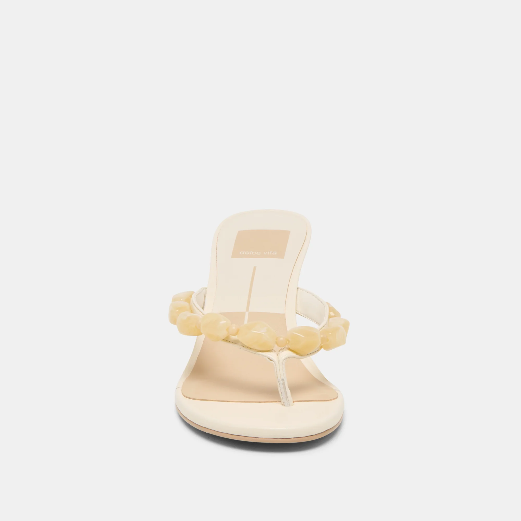 DAKSIE HEELS OFF WHITE LEATHER - Image 6