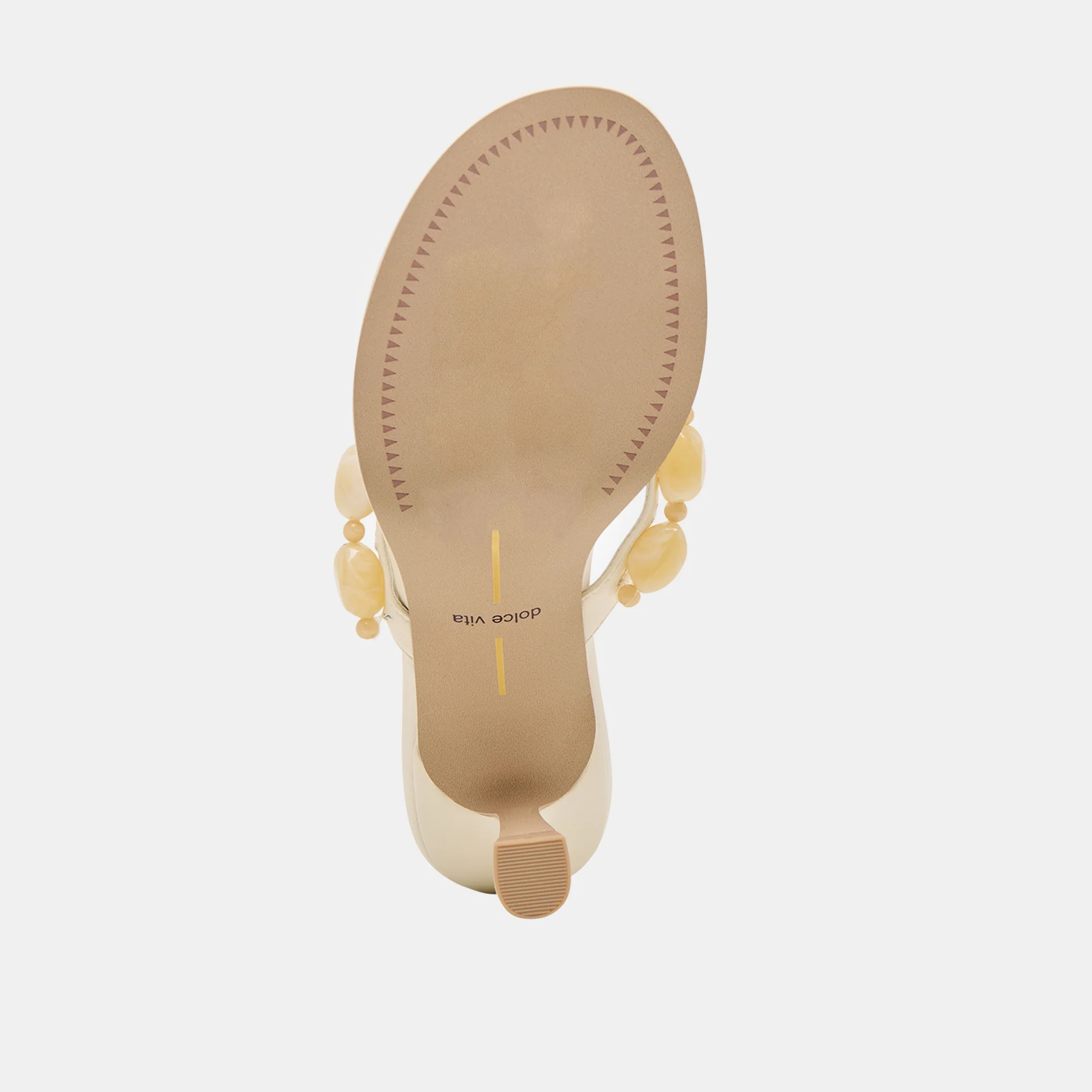 DAKSIE HEELS OFF WHITE LEATHER - Image 9