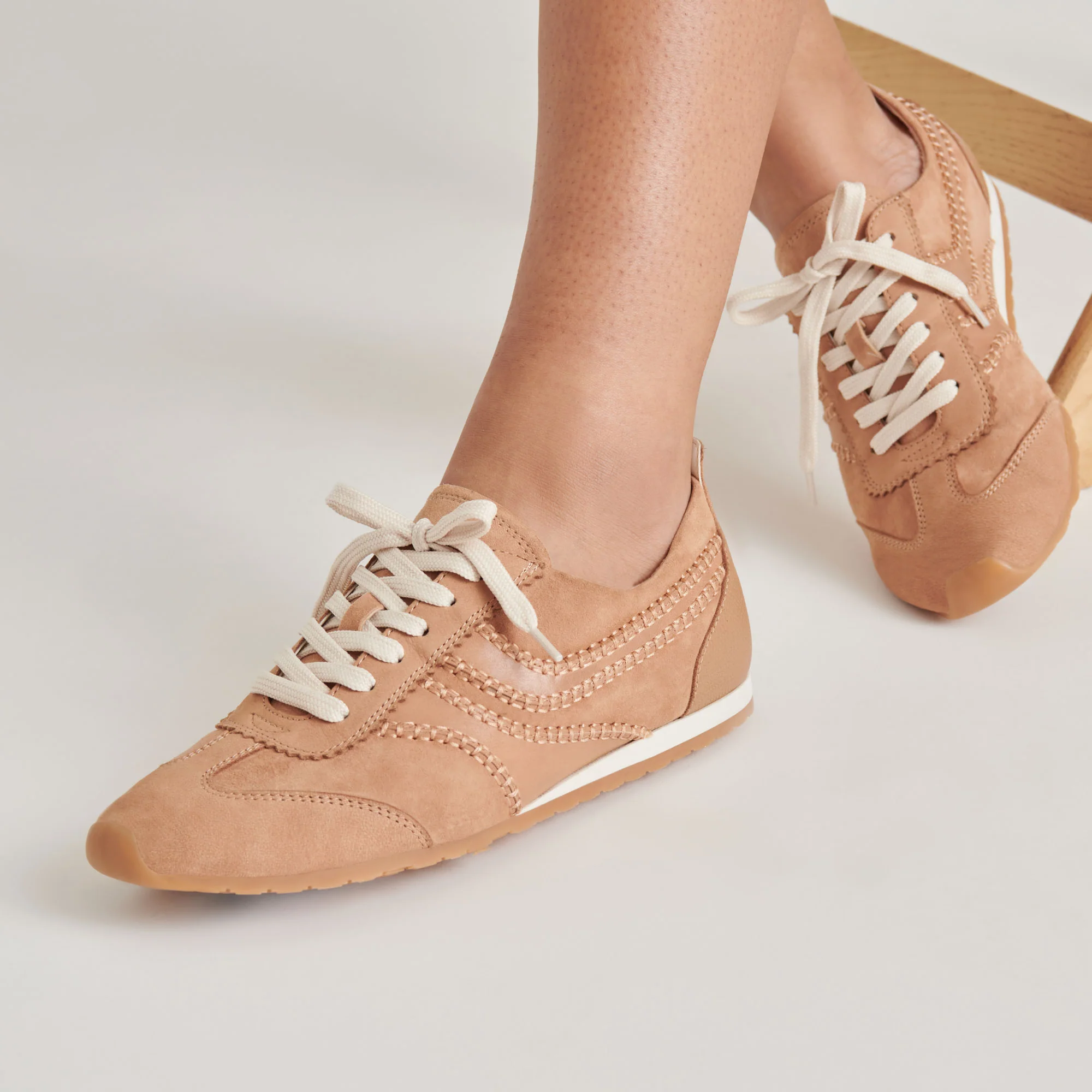 DELANY SNEAKERS TOFFEE NUBUCK - Image 3