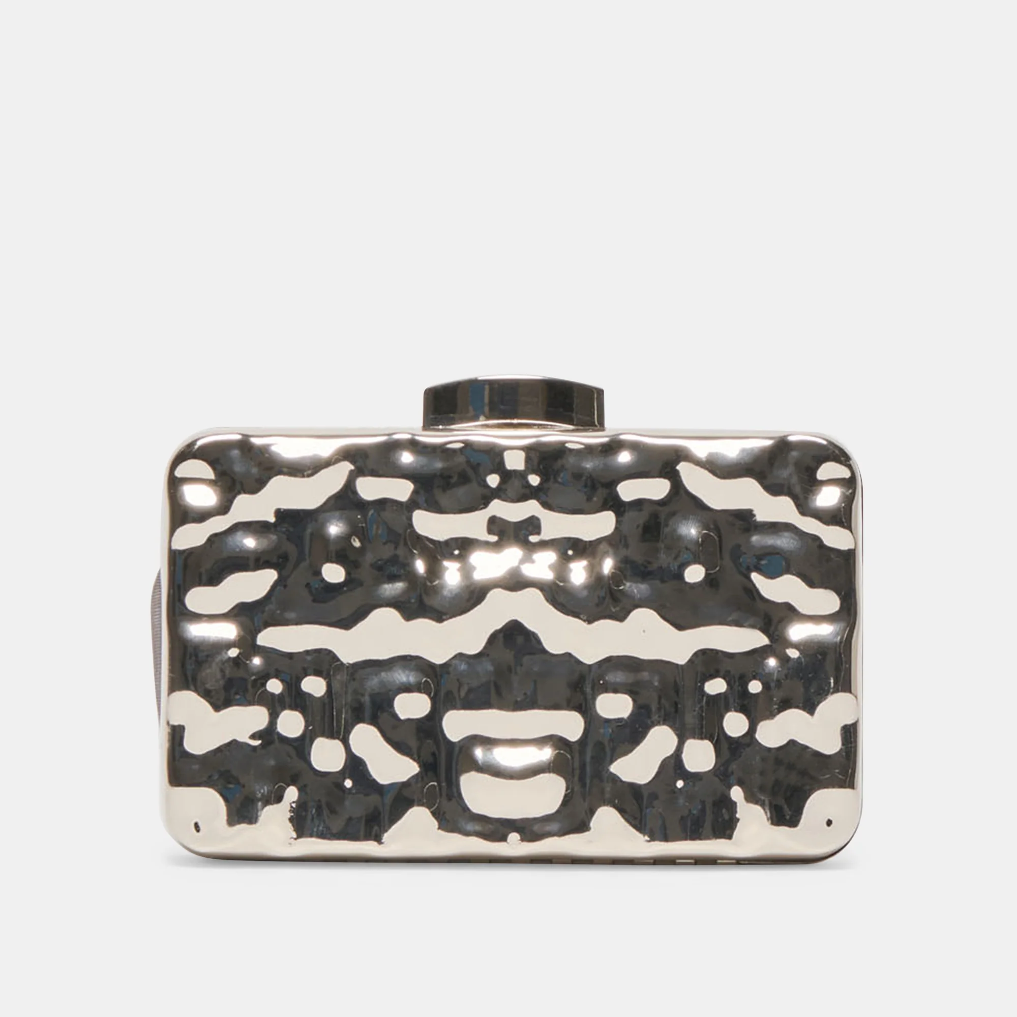 DELIA CLUTCH SILVER METAL - Image 4