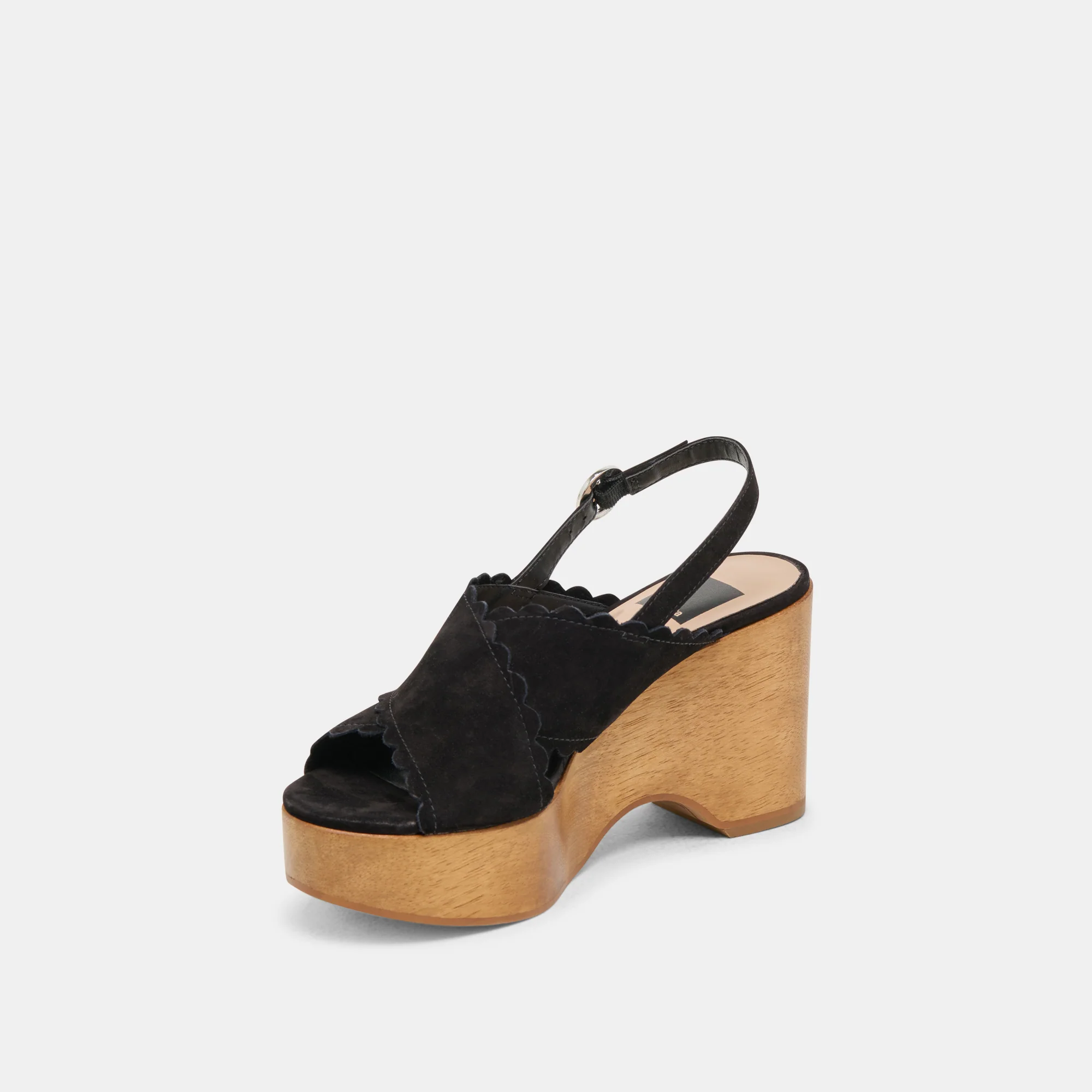 DILION WEDGES BLACK NUBUCK - Image 4