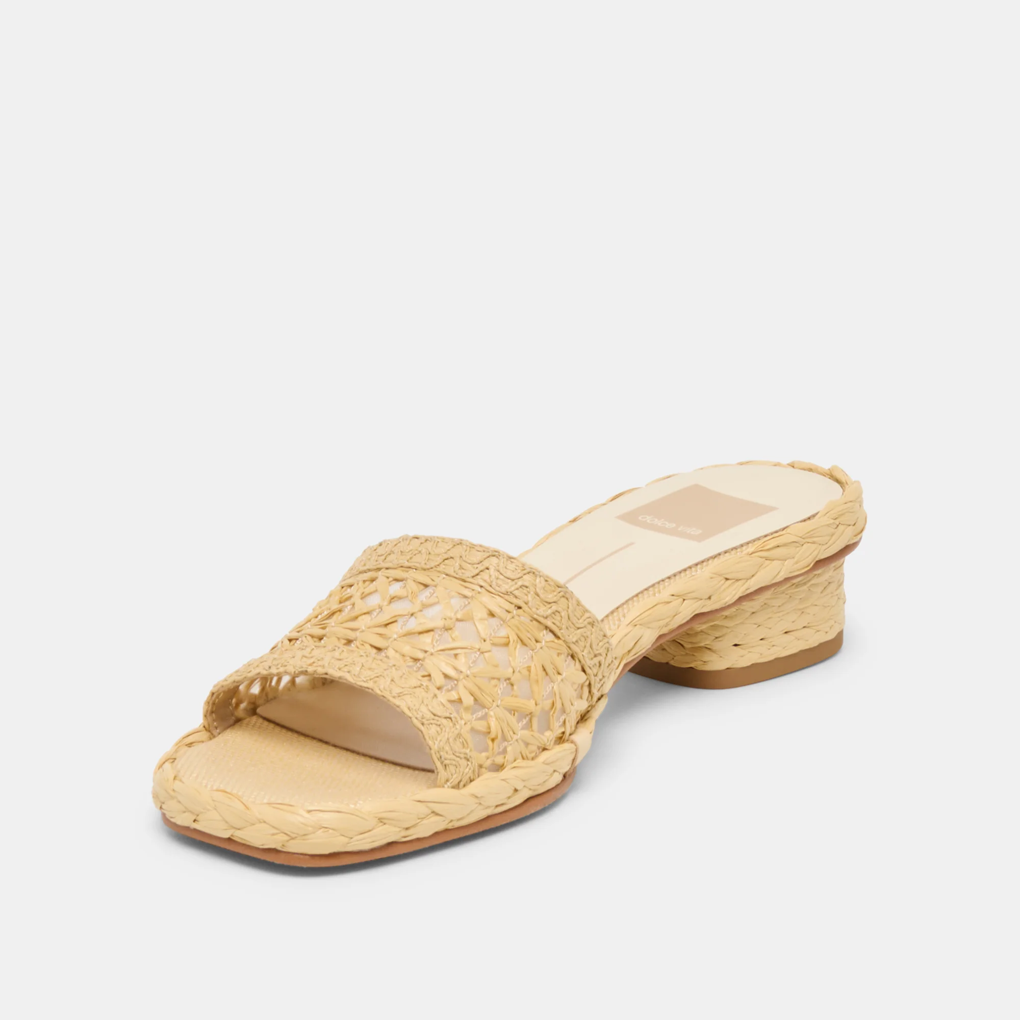 DIXI SANDALS LT NATURAL CROSS HATCH RAFFIA - Image 6