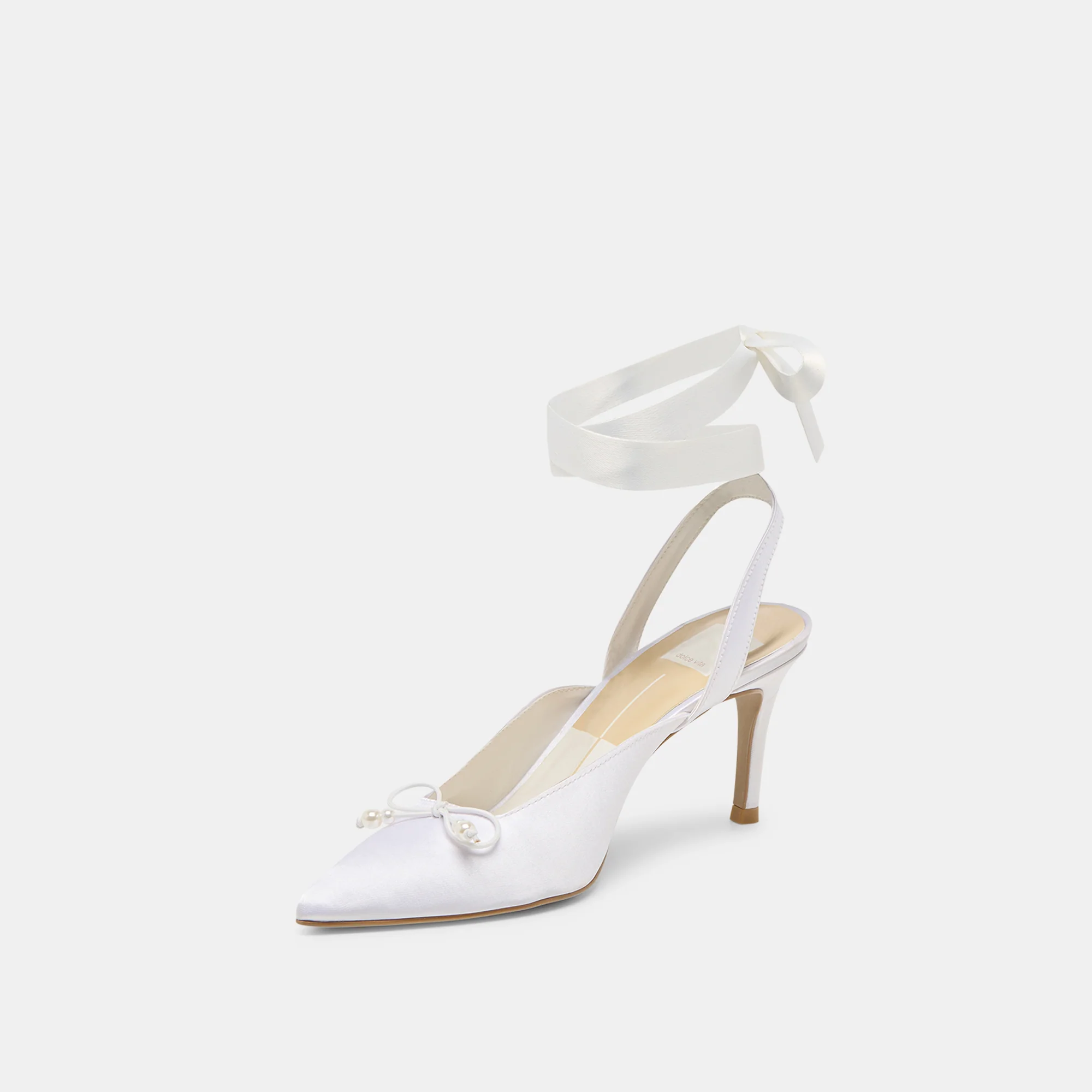 EFORA HEELS TRUE WHITE SATIN - Image 7