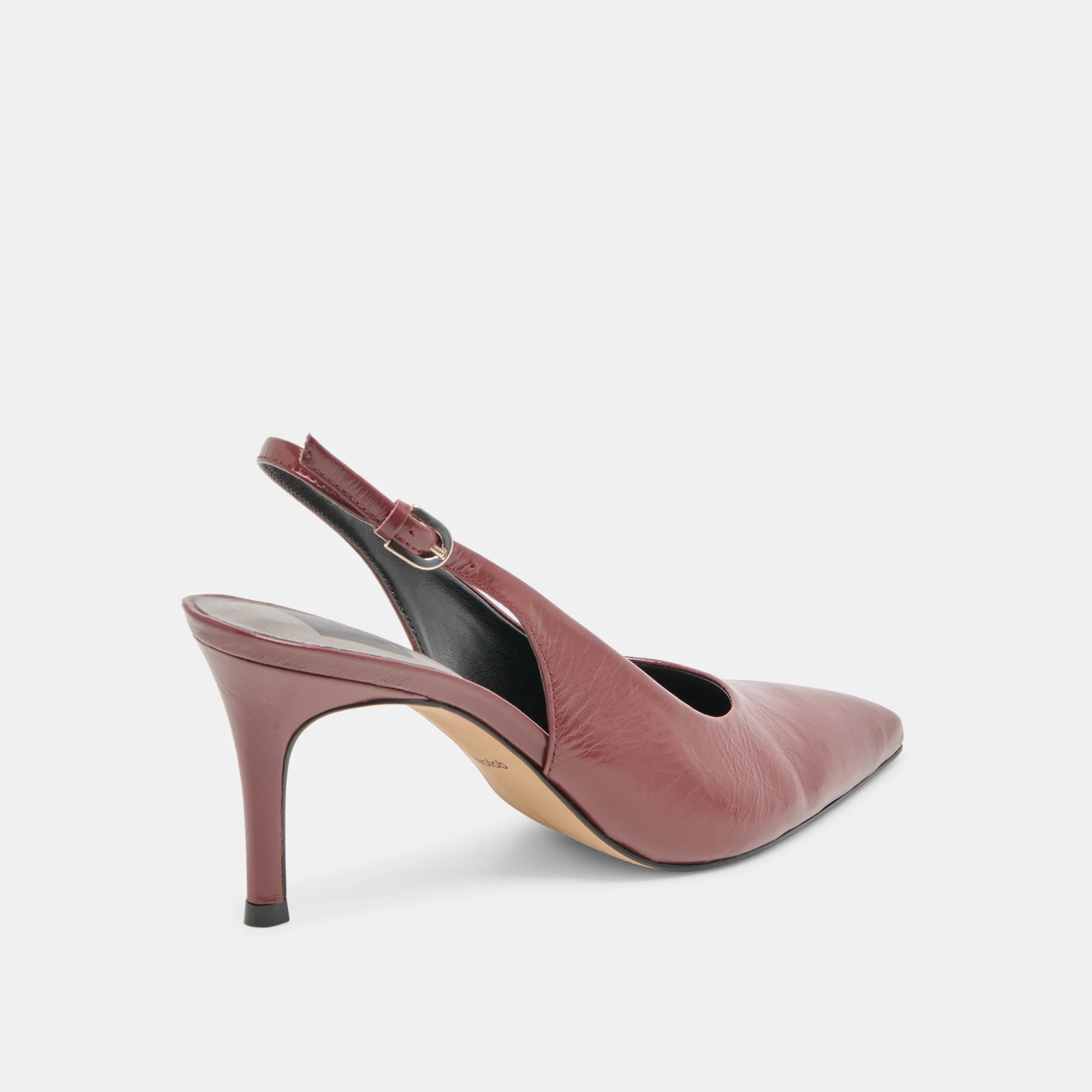 ELASI HEELS OXBLOOD CRINKLE PATENT - Image 3