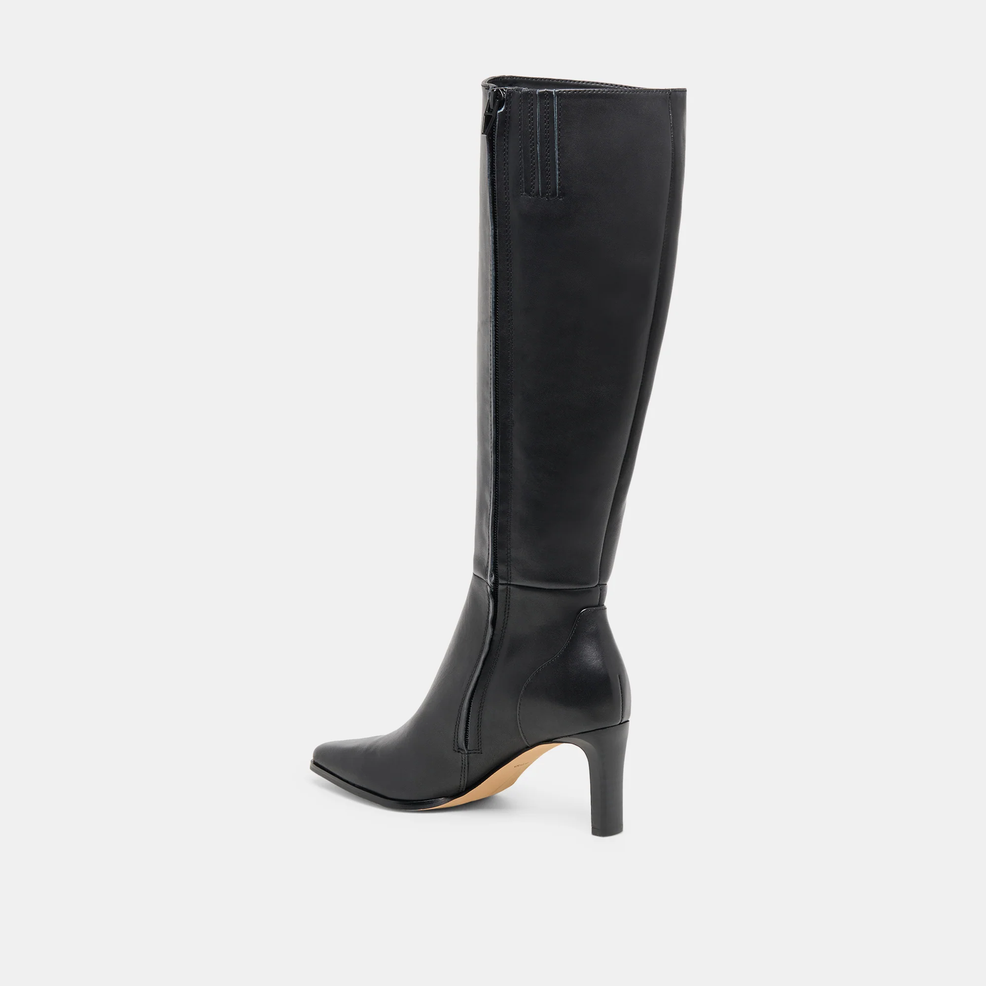 EMMI WIDE CALF BOOTS BLACK LEATHER - Image 11