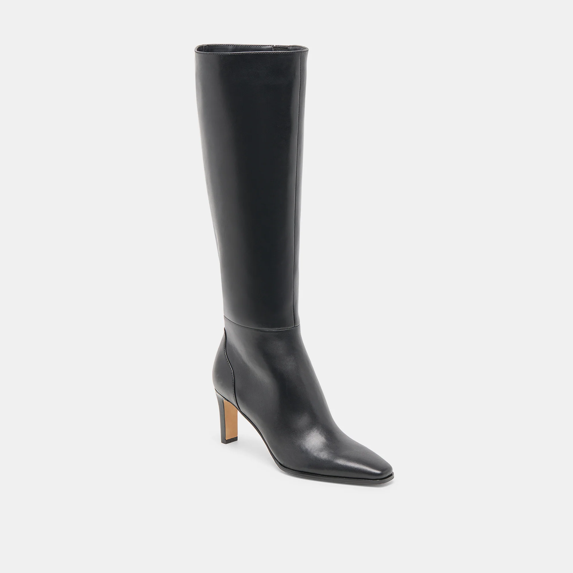 EMMI WIDE CALF BOOTS BLACK LEATHER - Image 3