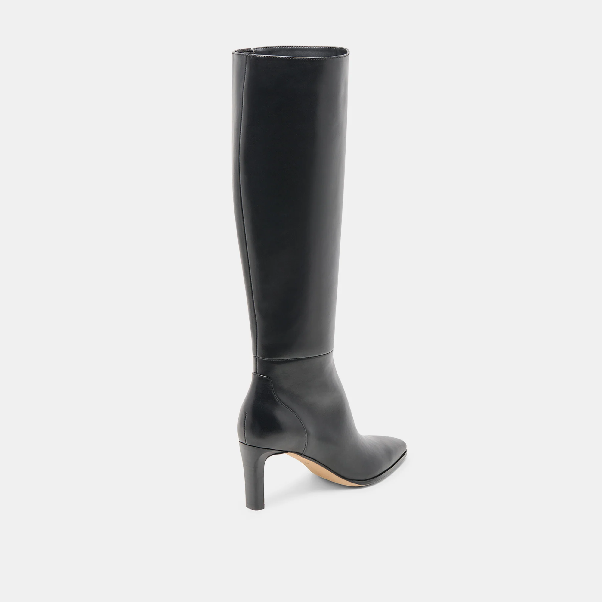 EMMI WIDE CALF BOOTS BLACK LEATHER - Image 5